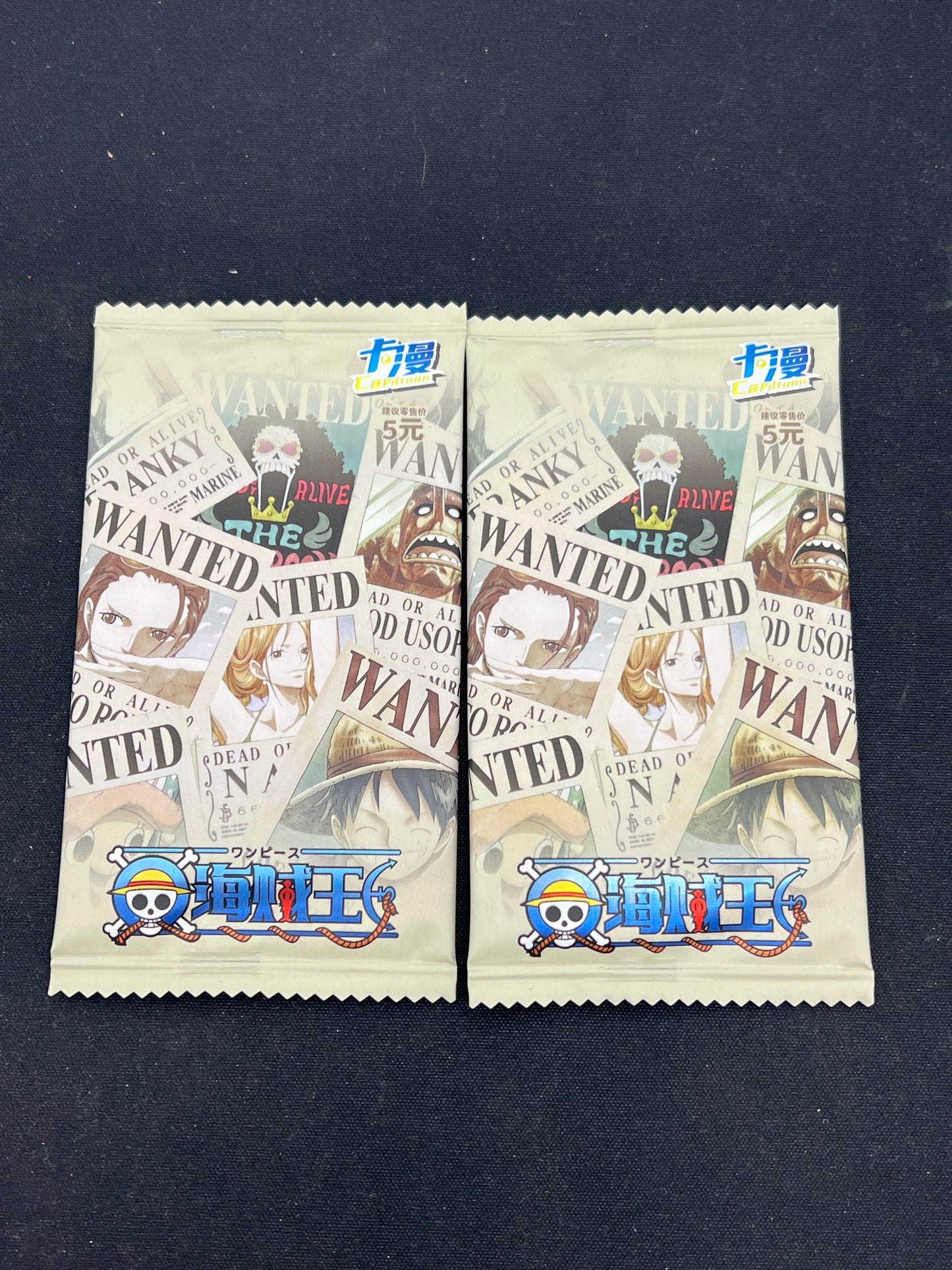 Auction Lot 307: Unofficial One Piece Card Pack Lot 1