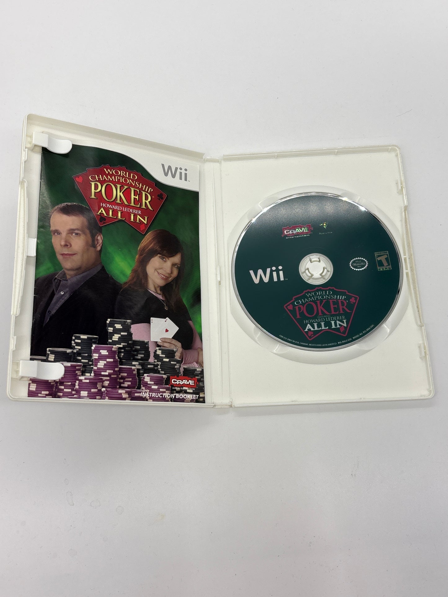 Auction Lot 80: Nintendo WII World Championship Poker CIB