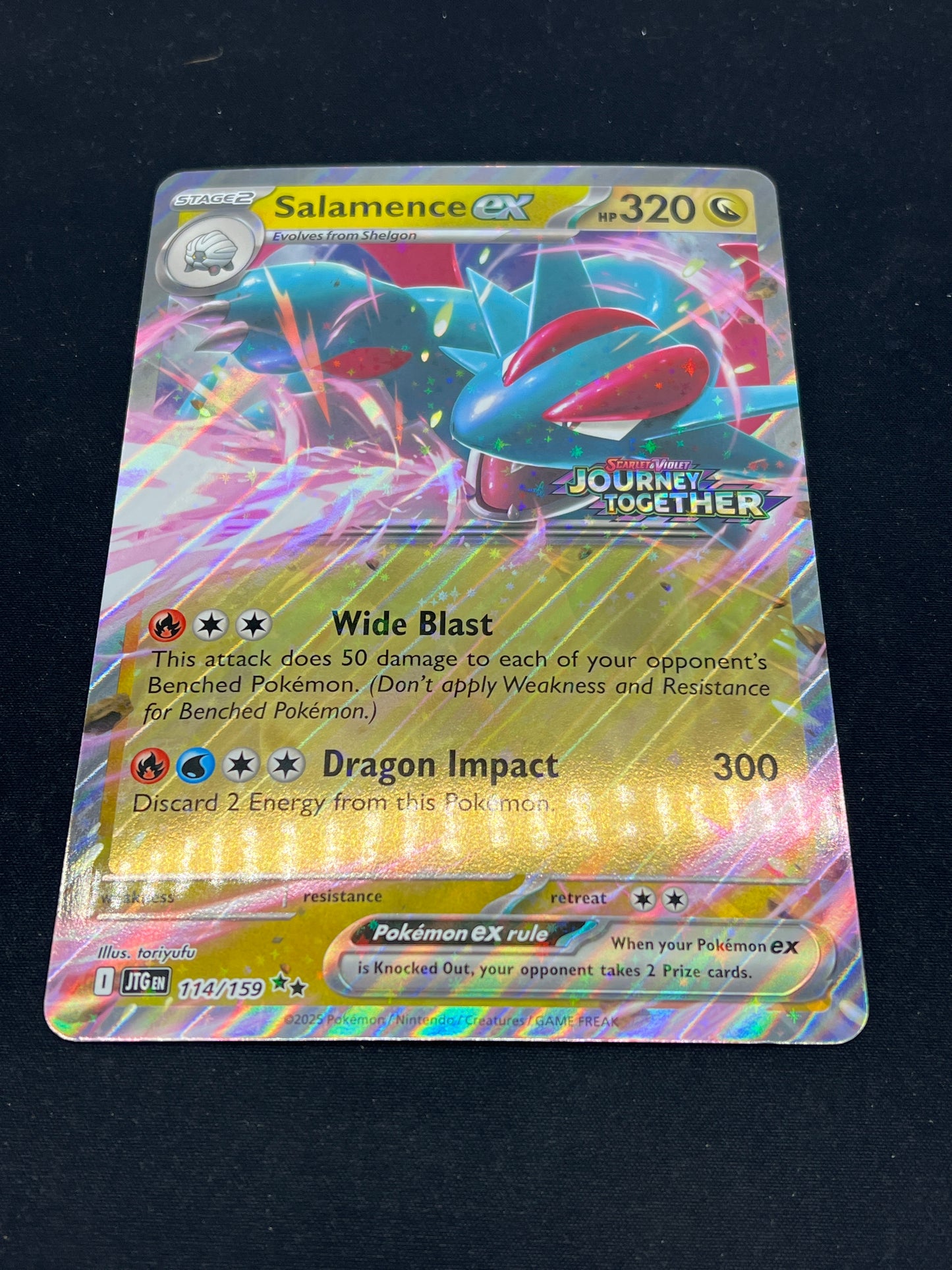 Auction Lot 82: Pokemon Cards Jumbo Salamence EX Journey Together Collection Box Condition Vary