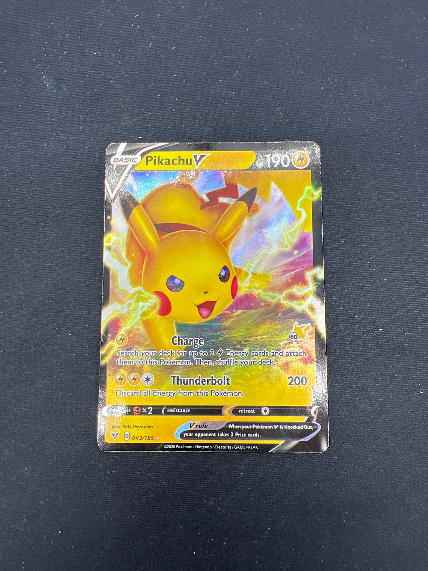 Auction Lot 177: Pokemon Cards Pikachu V Stamped SWSH Conditions Vary