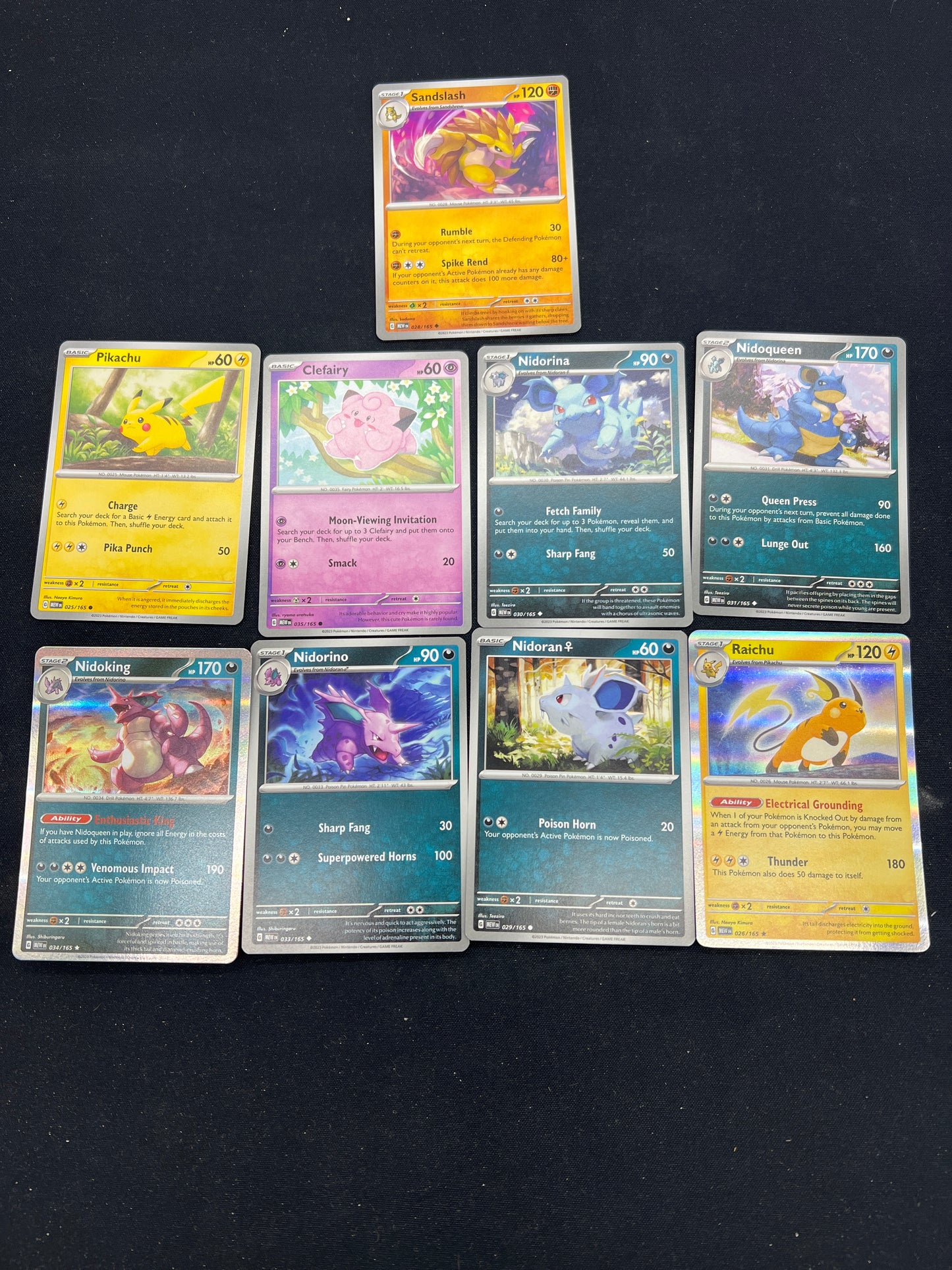 Auction Lot 192: Pokemon Cards 151 Reverse Holo and Holo Rare Lot Conditions Vary
