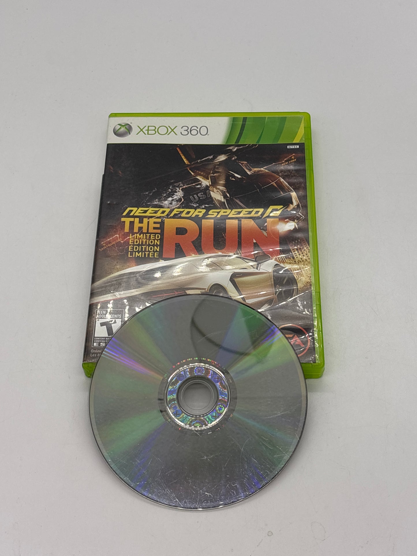 Auction Lot 178: Need for Speed The Run Video Game XBOX 360