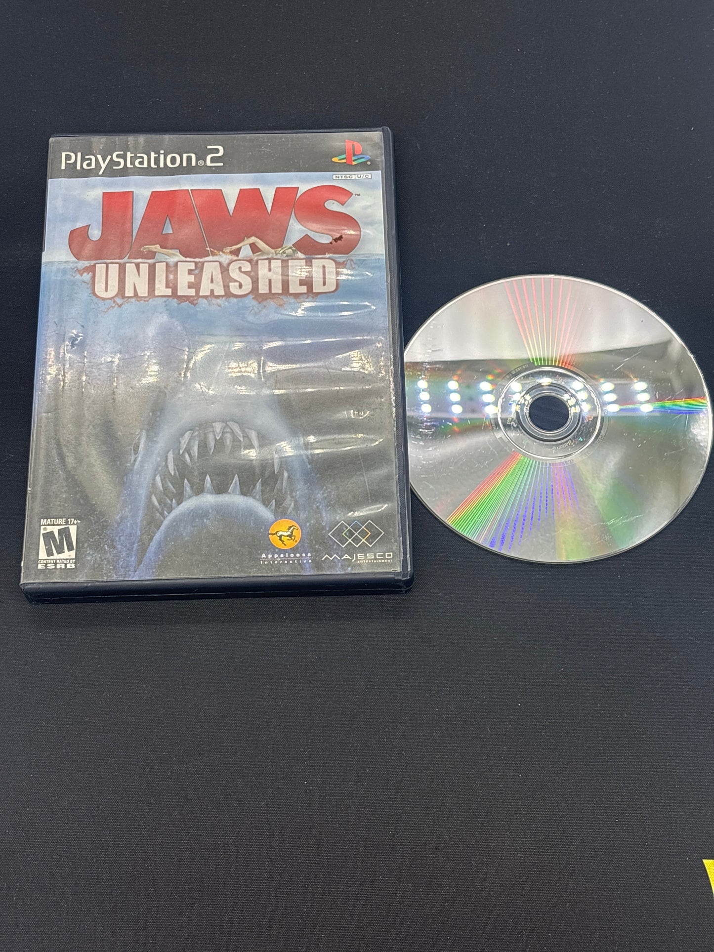 Auction Lot 280: PlayStation 2 Jaws Unleashed With Case & Disc