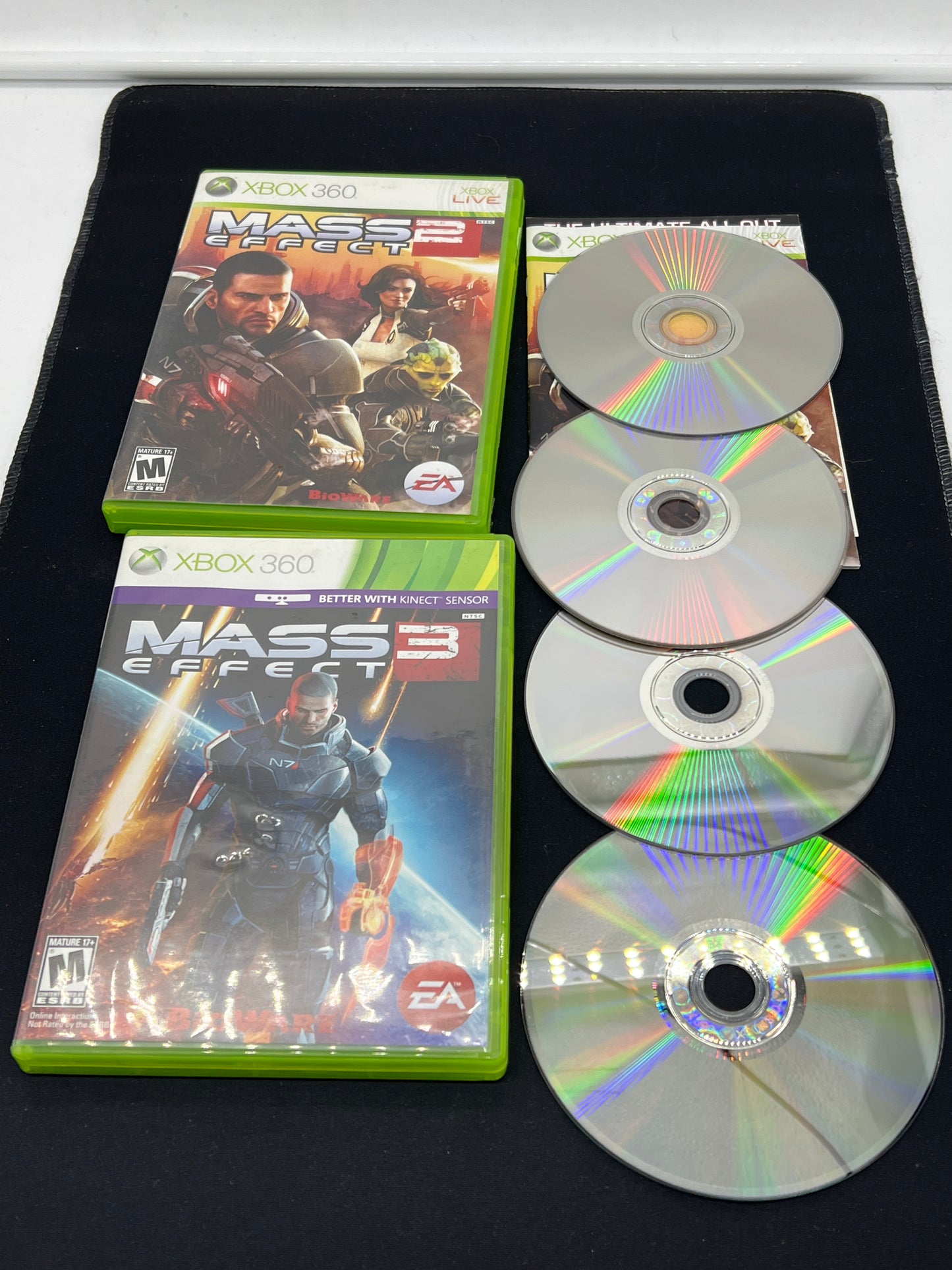 Auction Lot 35: XBOX 360 Video Game Lot of 2 Mass Effect Titles