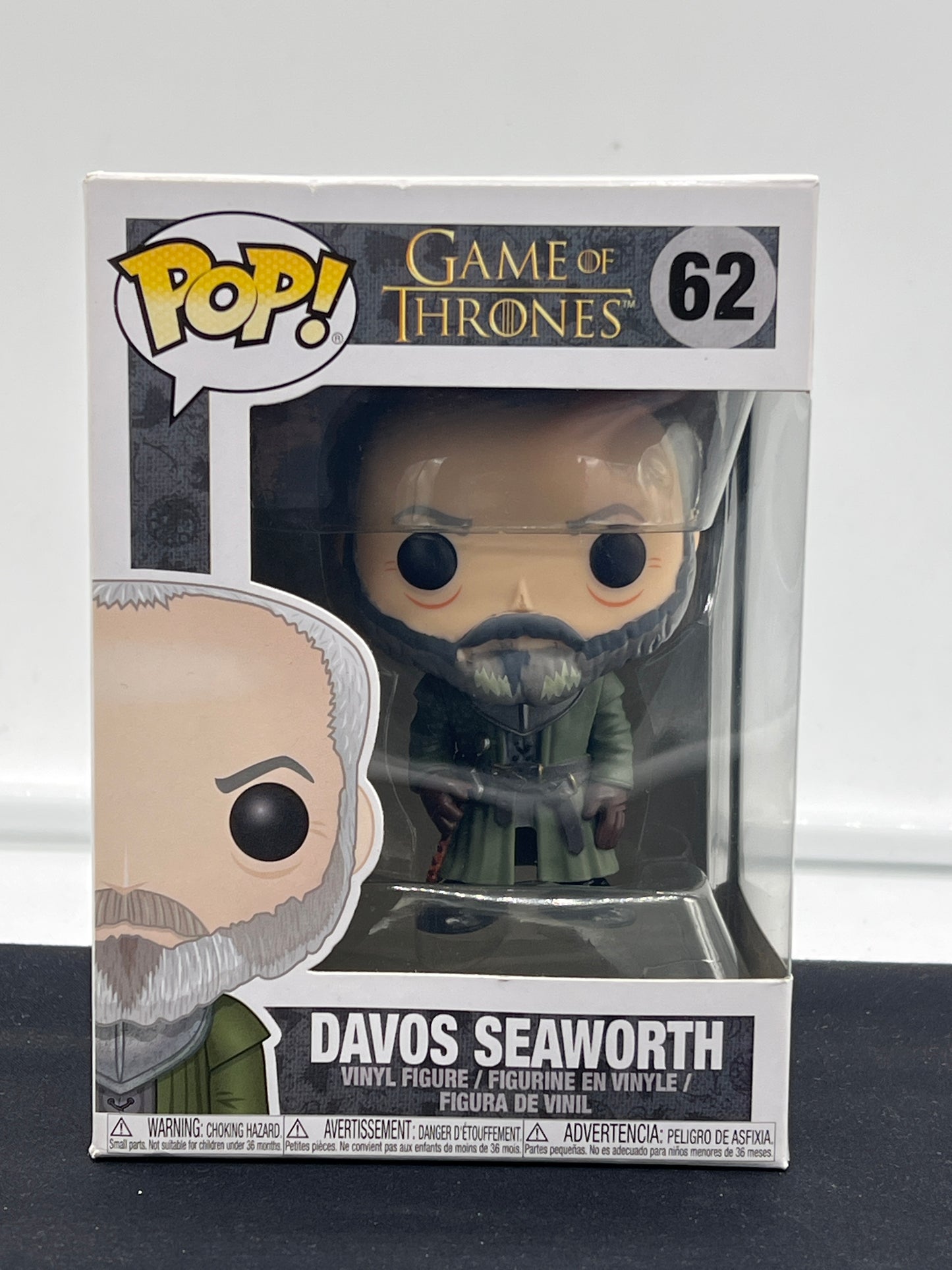 Auction Lot 86: Pop Funko Vinyl Figure Game of Thrones 62 Davos Seaworth