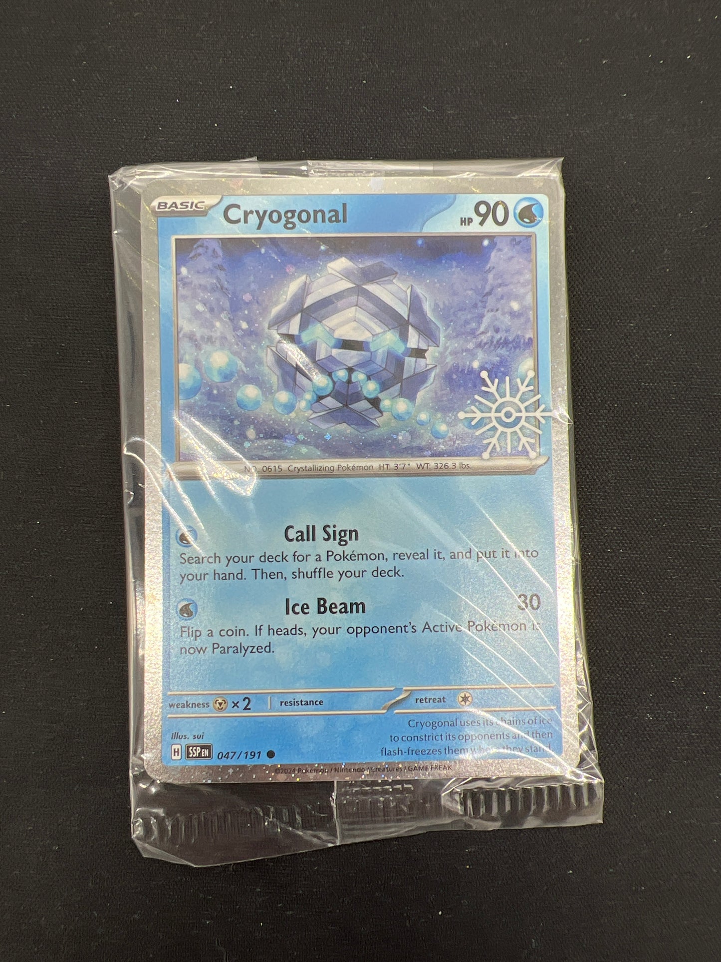 Auction Lot 87: Pokemon Cards Cryogonal Advent Calendar Promo Sealed