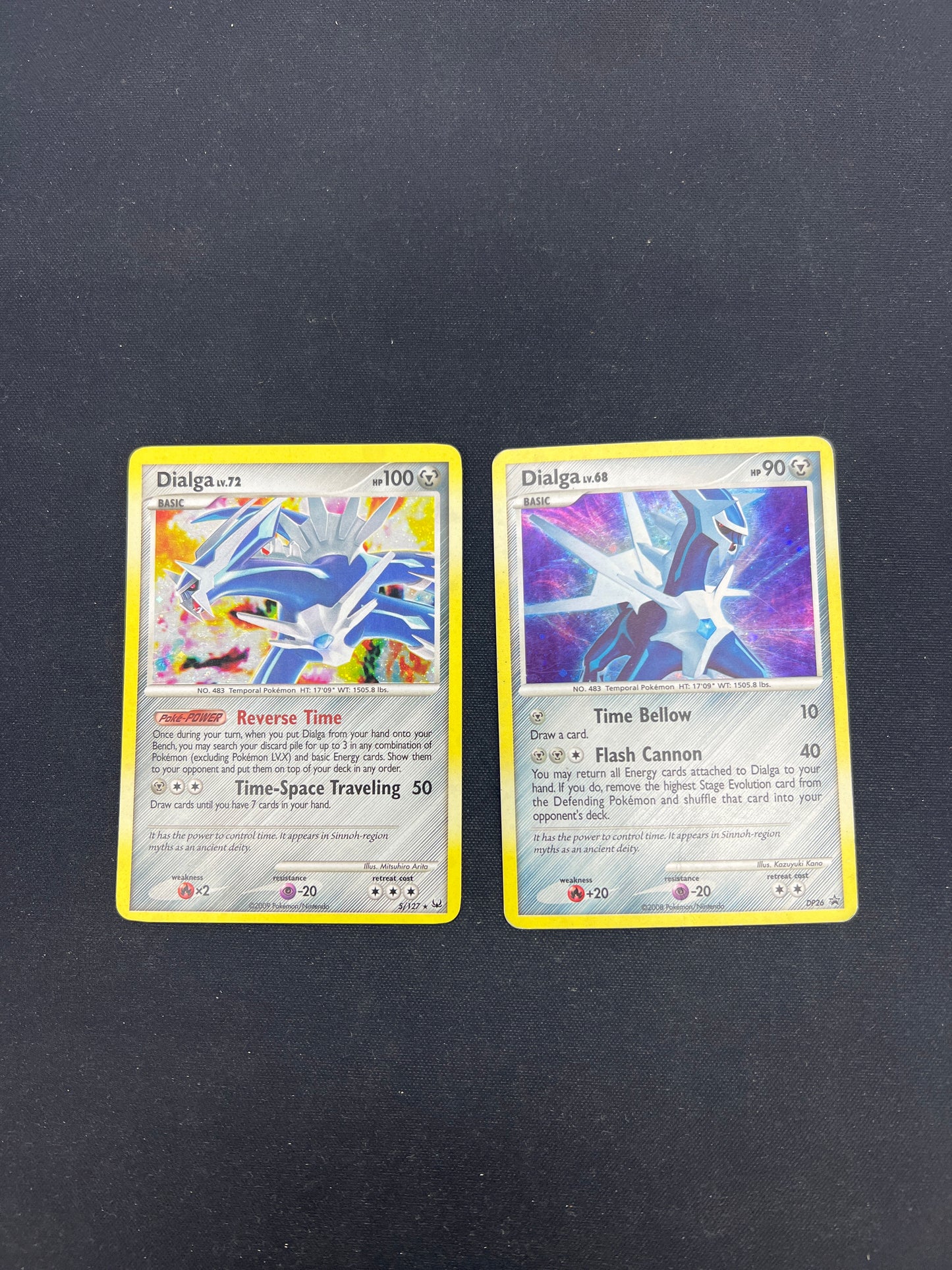 Auction Lot 68: Pokemon Cards Dialga Mid Era Holo Lot Conditions Vary
