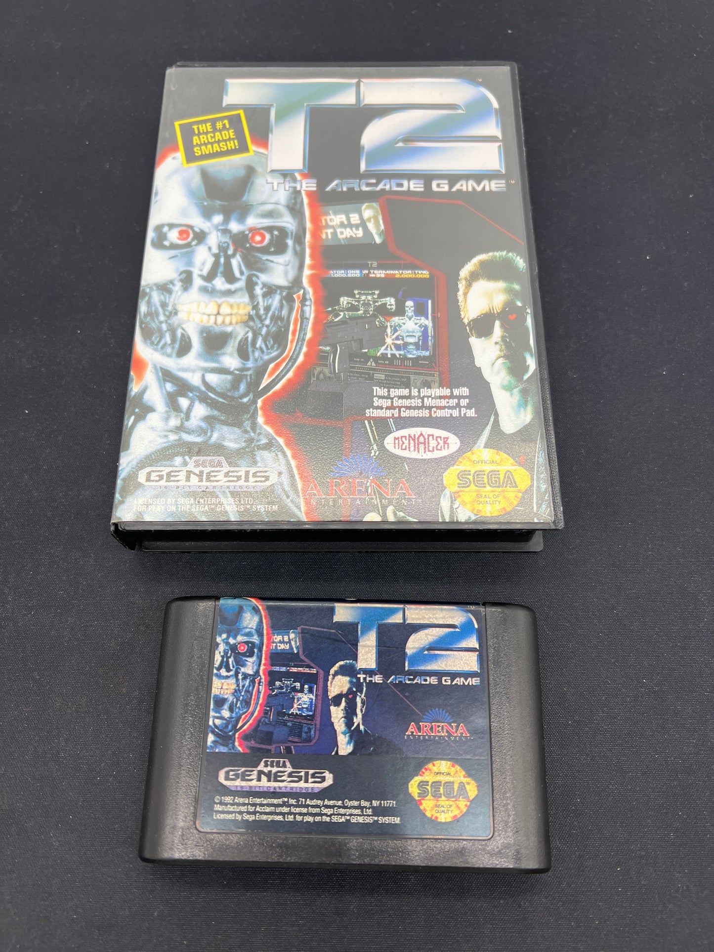 Auction Lot 22: Sega Genesis Video Game Terminator 2