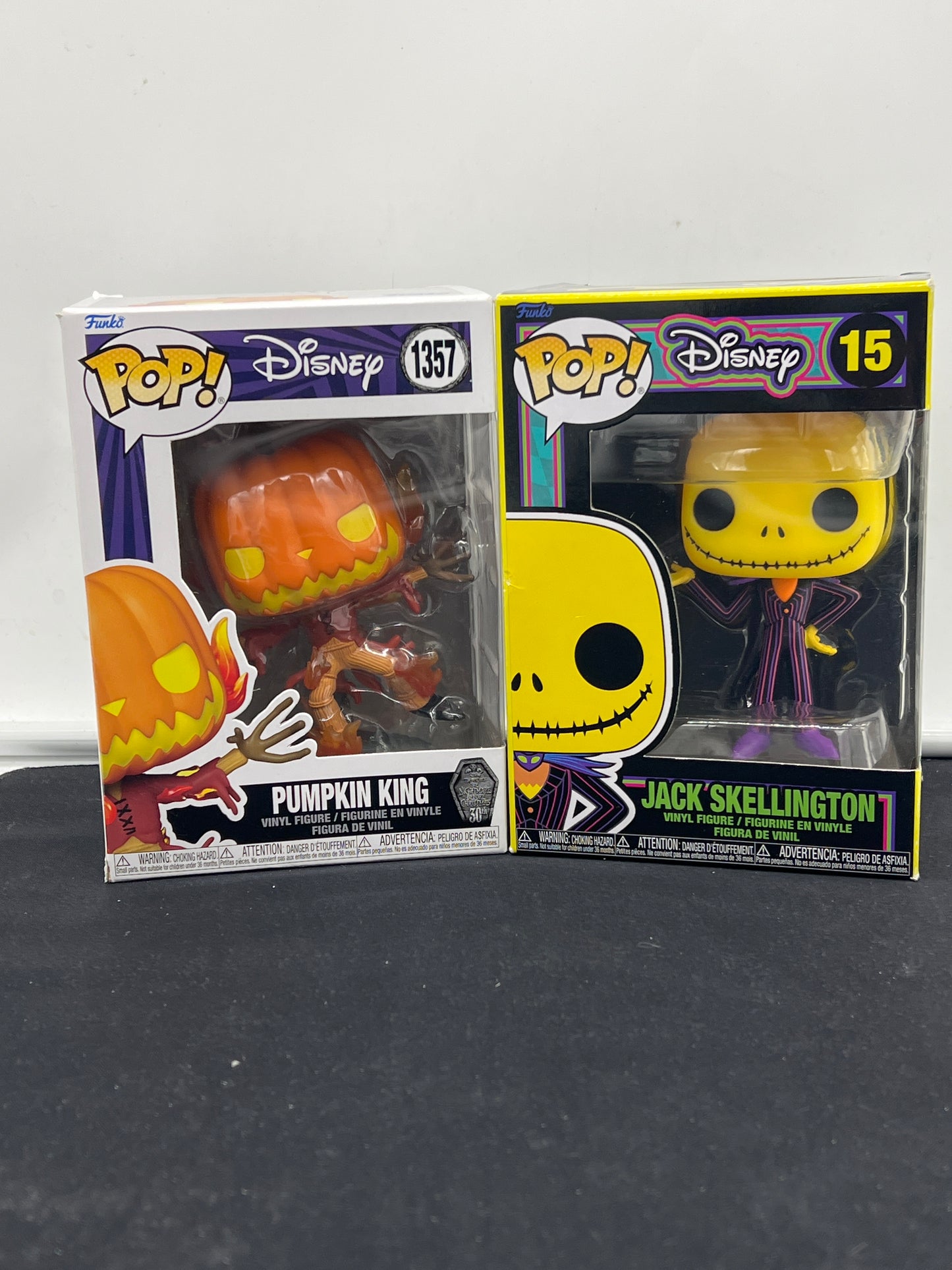 Auction Lot 27: POP Funko Disney Pumpkin King Jack Skellington 1357 15 Figures