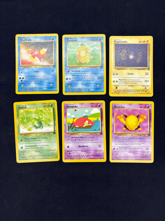 Auction Lot 37: Pokemon Team Rocket Card Lot Conditions Vary