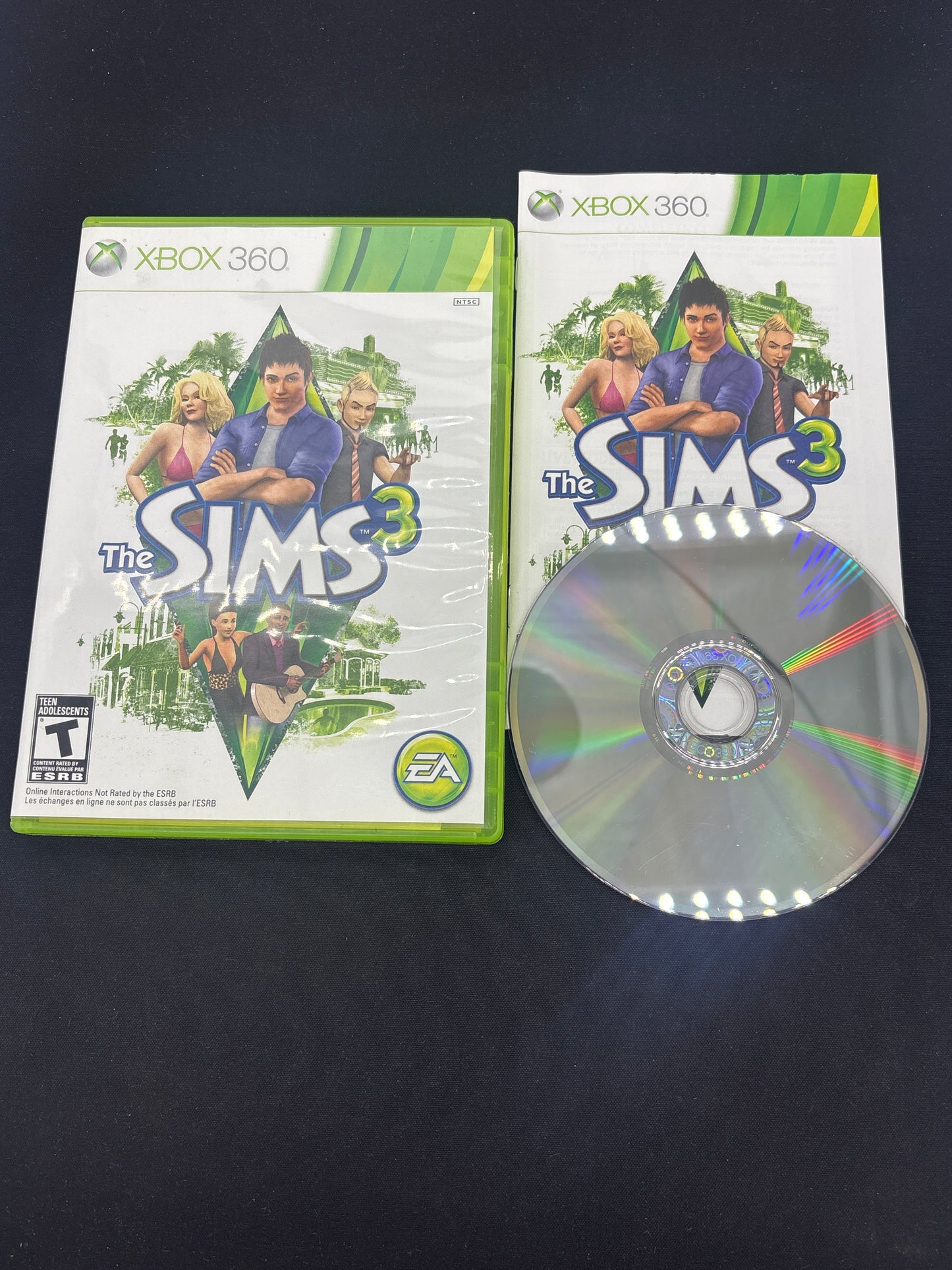 Auction Lot 188: XBOX 360 Video Game The Sims 3 CIB