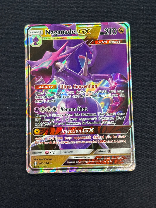 Auction Lot 332: Naganadel GX Full Art Card Conditions Vary