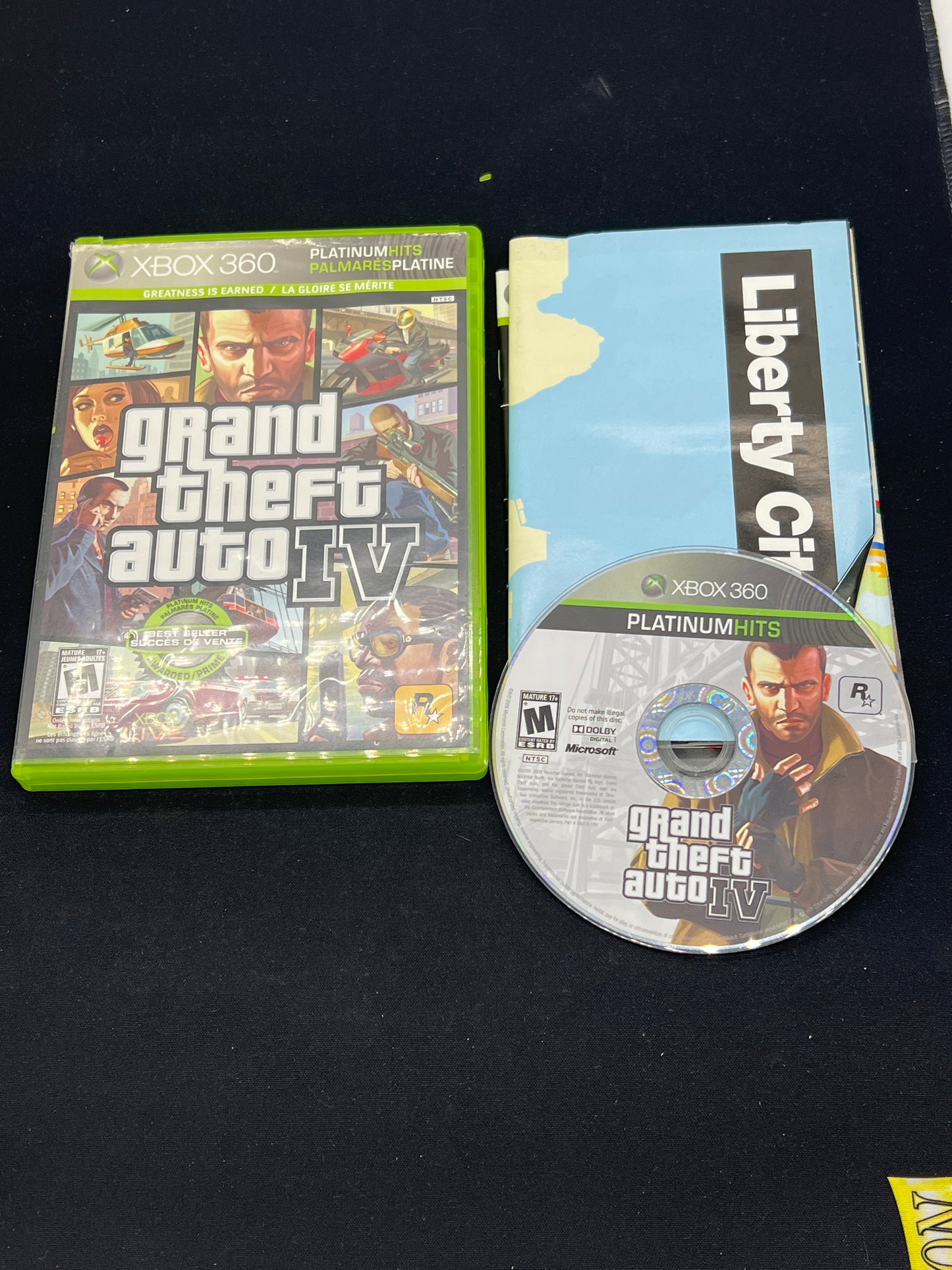 Auction Lot 173: XBOX 360 Grand Theft Auto IV CIB
