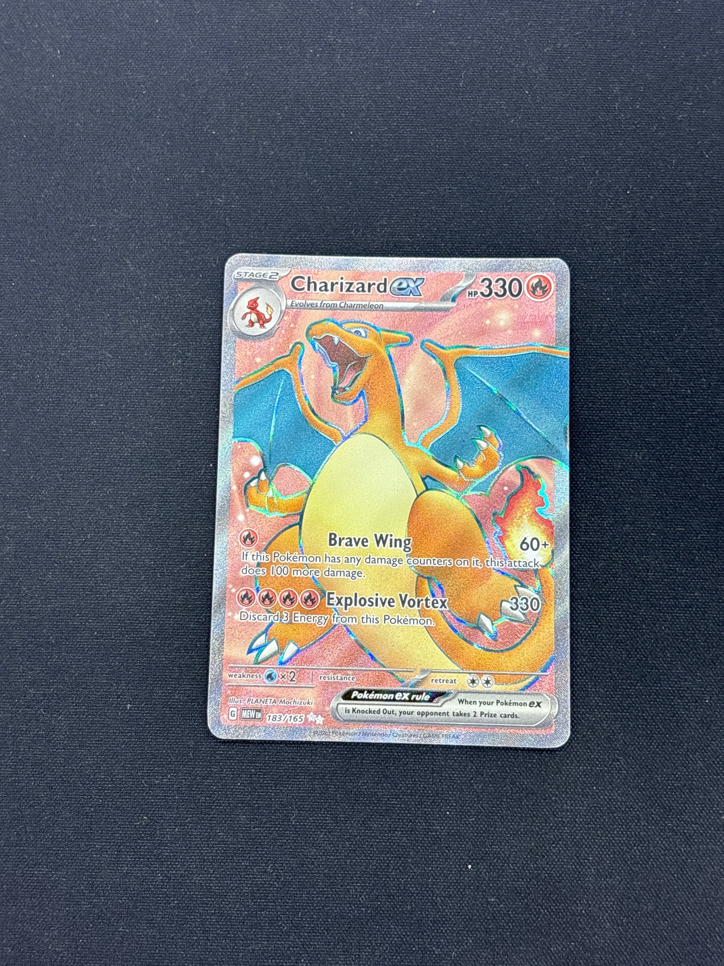 Auction Lot 150: Charizard EX Full Art Pokemon 151 Card Conditions Vary