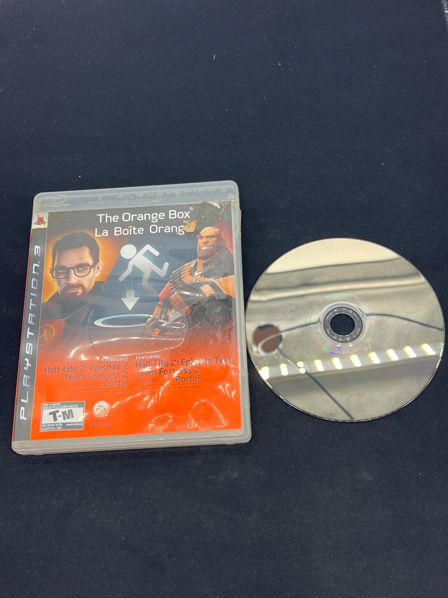 Auction Lot 101: Playstation3 The Orange Box Disc & Case