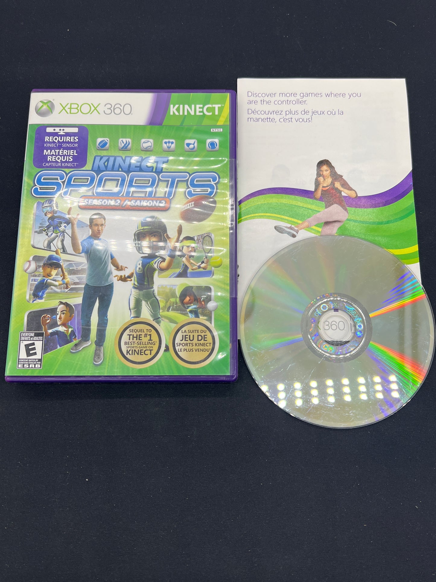 Auction Lot 5: XBOX 360 Video Game Kinect Sports Lot