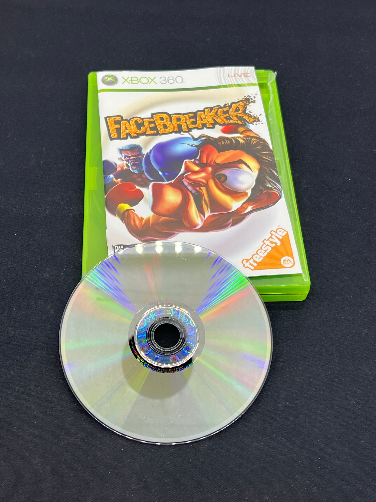 Auction Lot 183: XBOX 360 Video Game Facebreaker Game and Manual