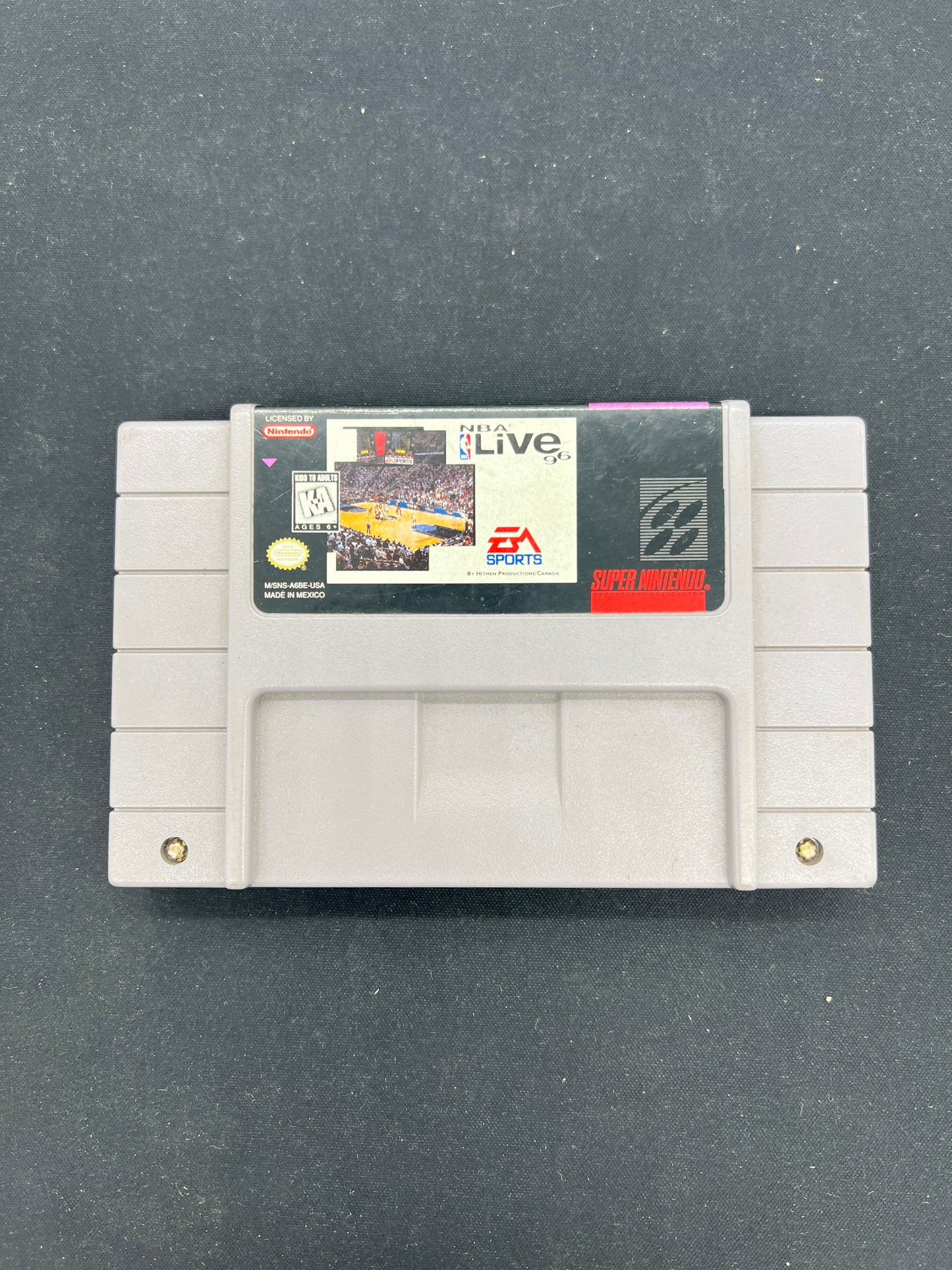 Auction Lot 166: SNES Video Game NBA Live 96 Loose
