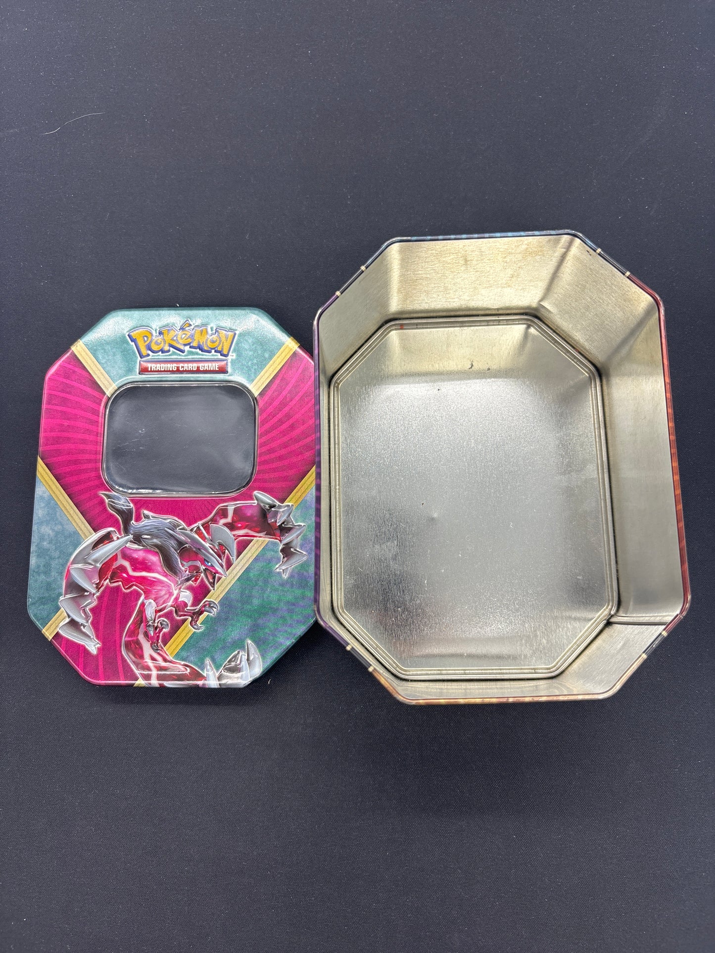 Auction Lot 263: Pokemon Empty Tin Yveltal Themed