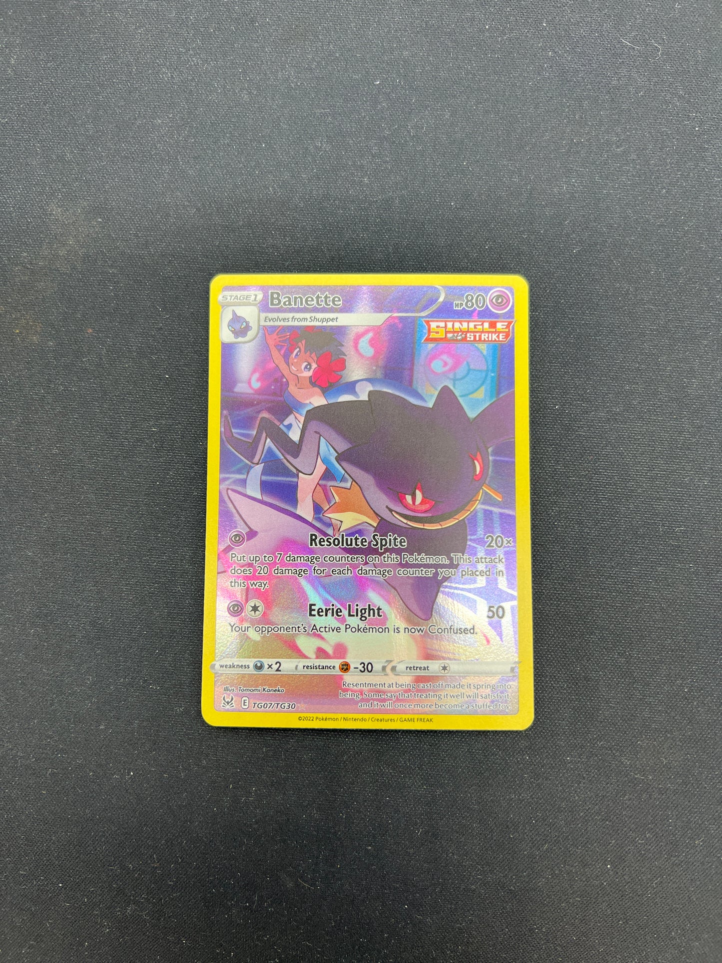 Auction Lot 73: Pokemon Cards Banette Lost Origin Trainer Gallery Condition Vary