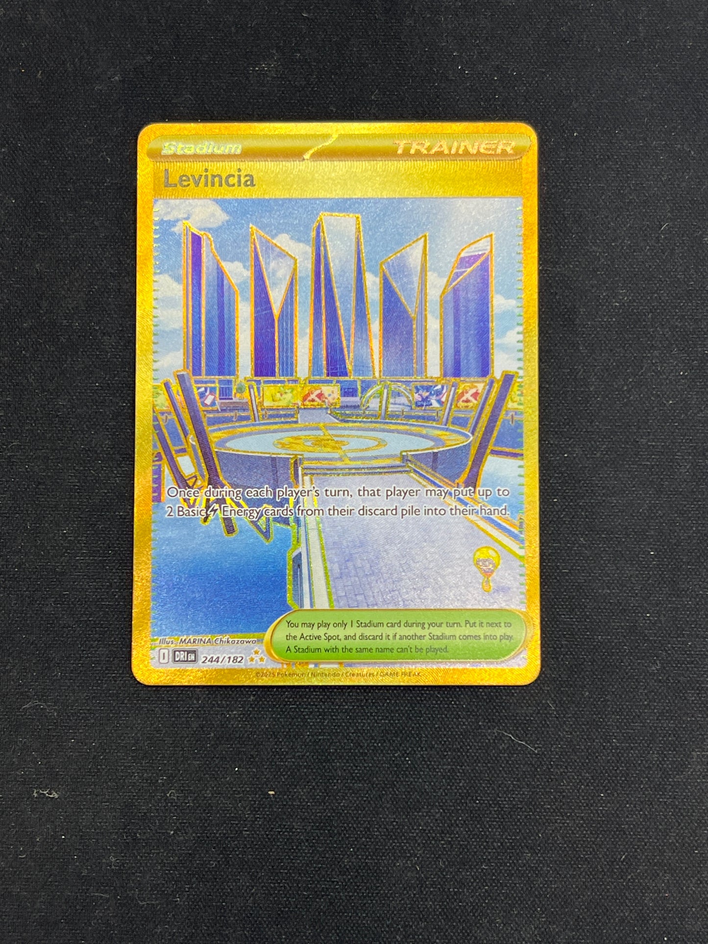 Auction Lot 239: Pokemon Cards Levincia Hyper Rare Full Art Destined Rivals Condition Vary