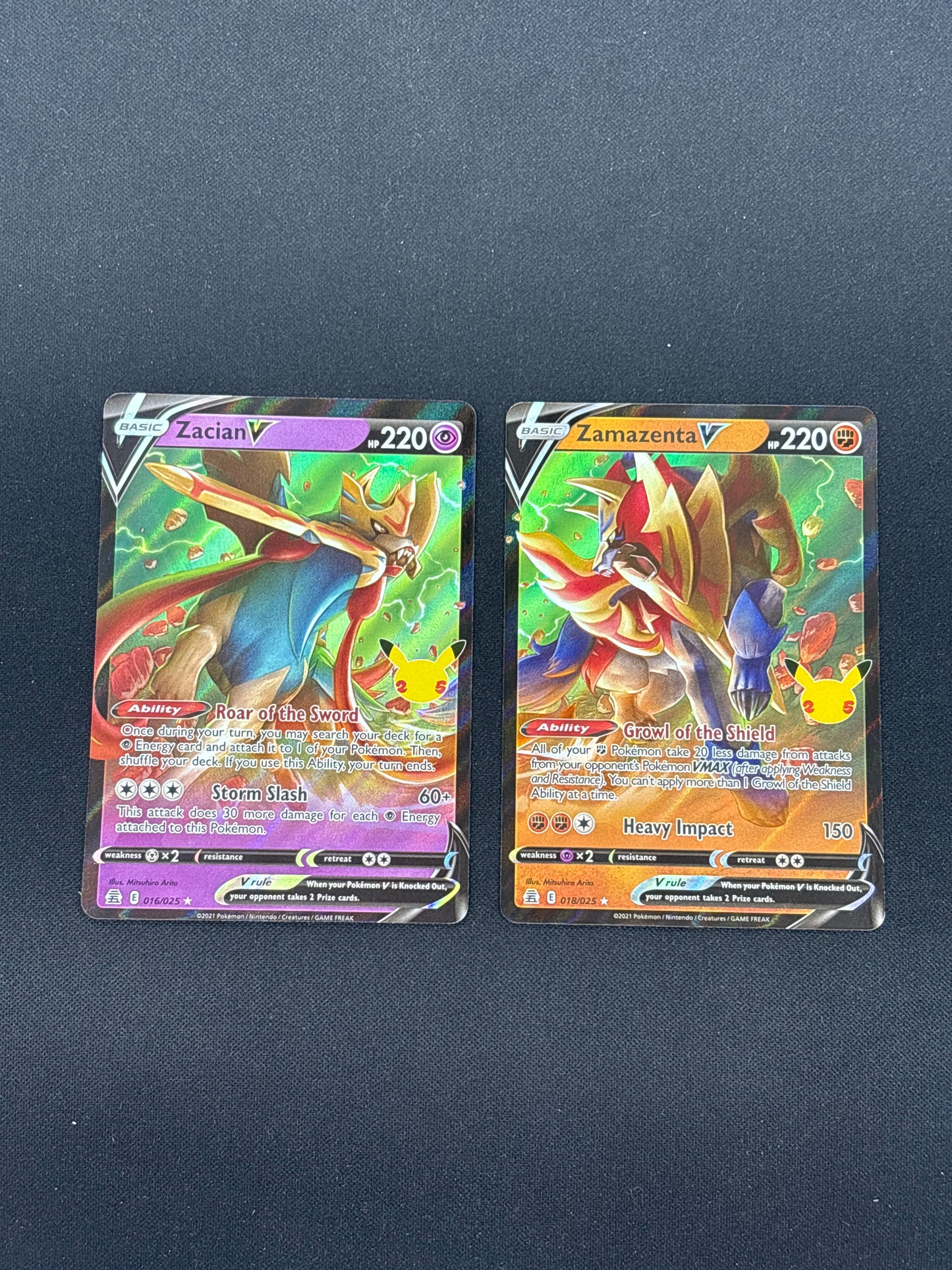 Auction Lot 172: Pokemon Celebrations Card Lot Conditions Vary