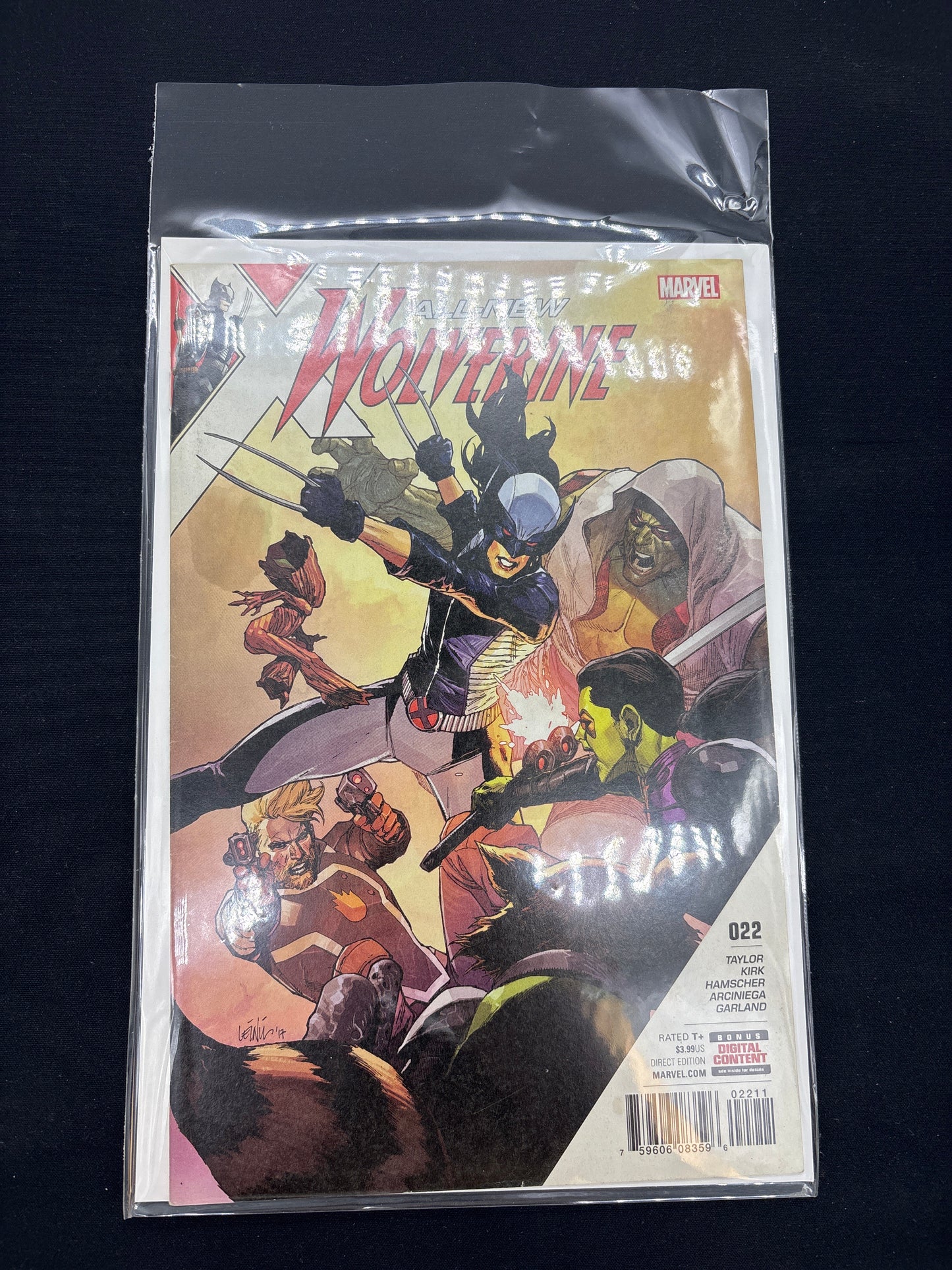Auction Lot 206: Marvel Comics All New Wolverine Issue 22 Comic Book