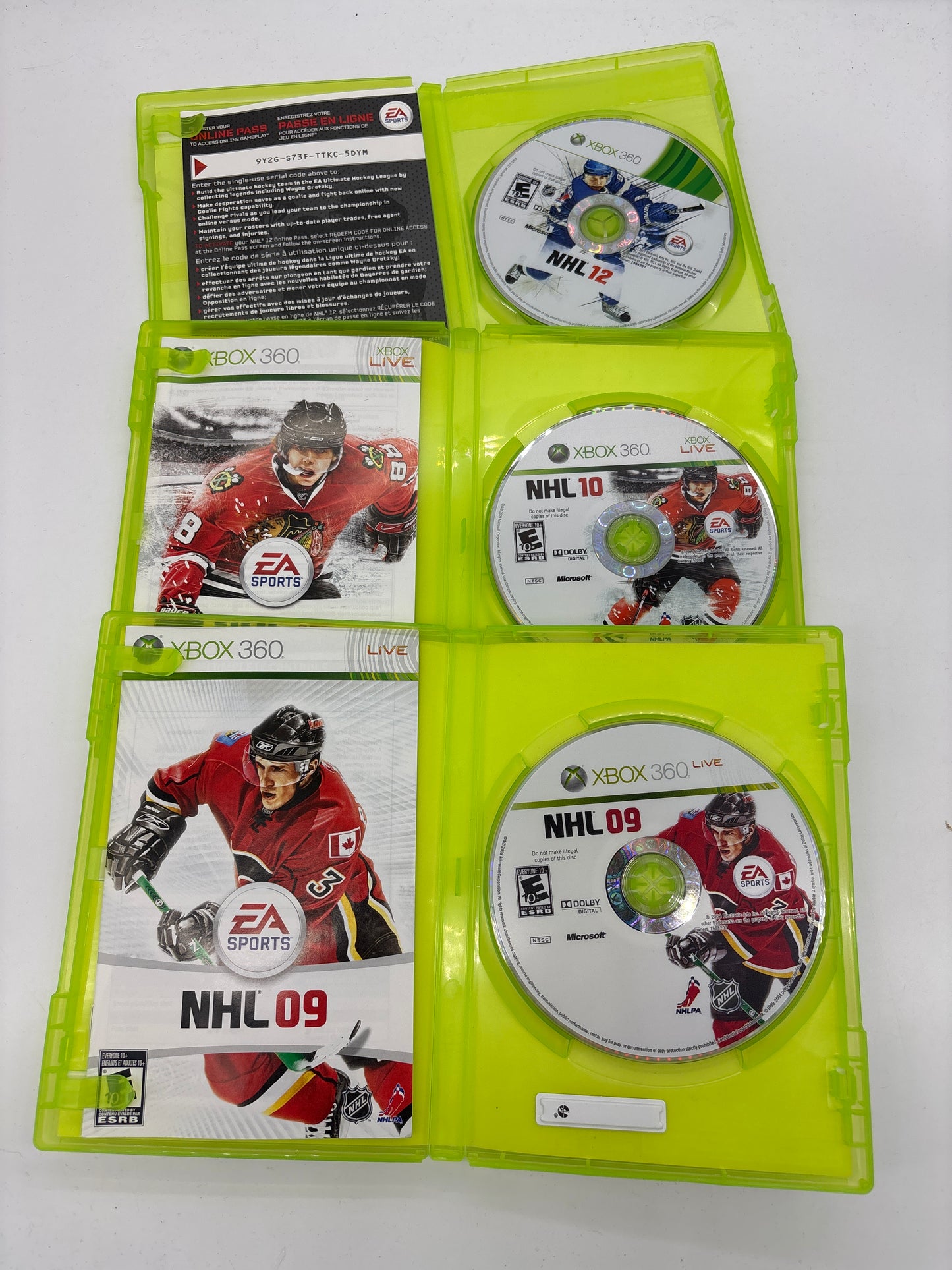 Auction Lot 138: NHL Video Game Lot XBOX 360
