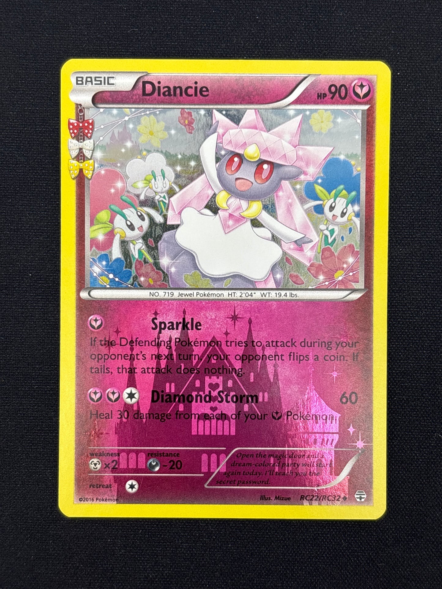 Auction Lot 37: Pokemon Card Diancie Radiant Collection Conditions Vary
