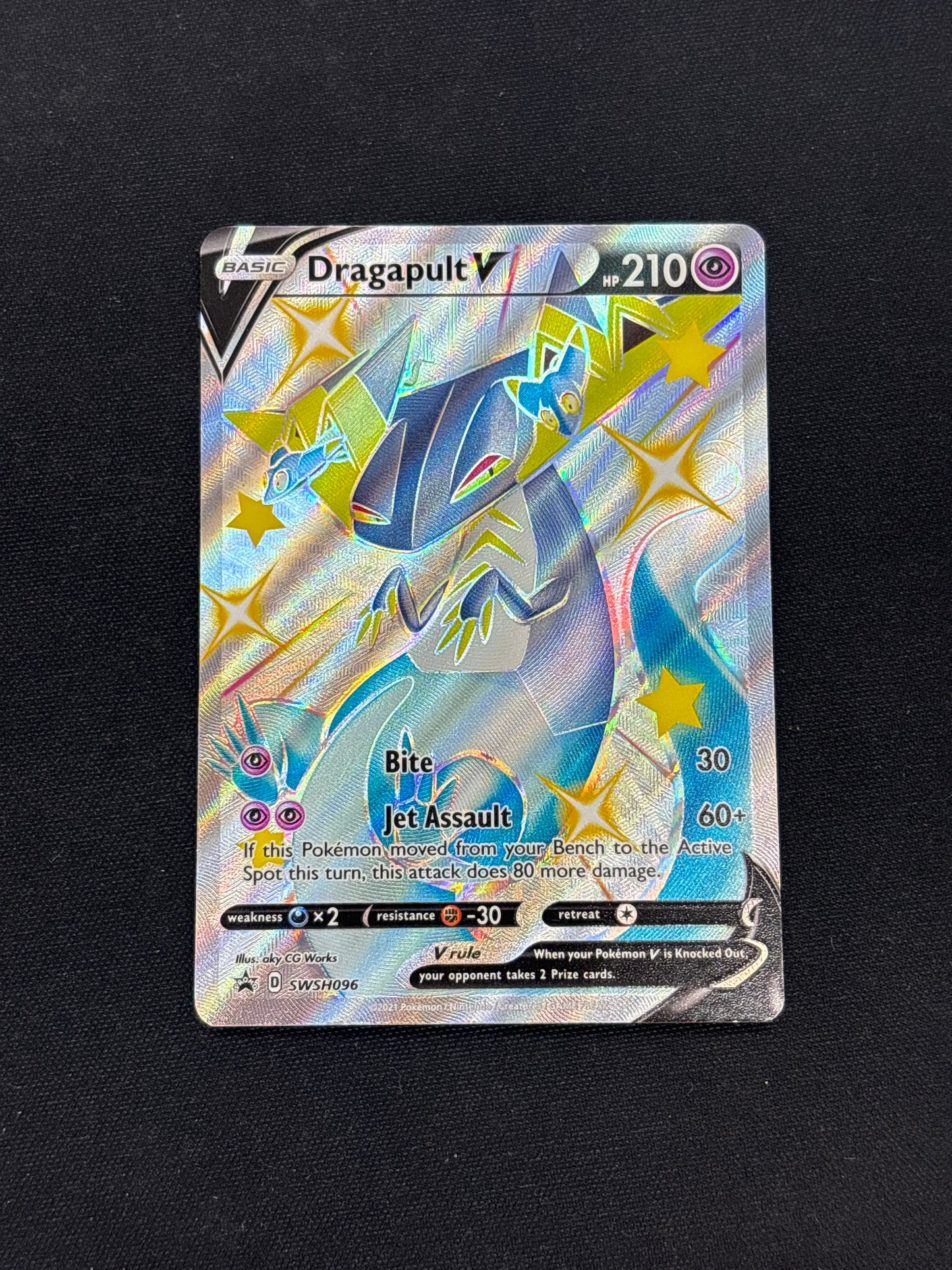 Auction Lot 229: Shiny Dragapult V Promo Card Conditions Vary