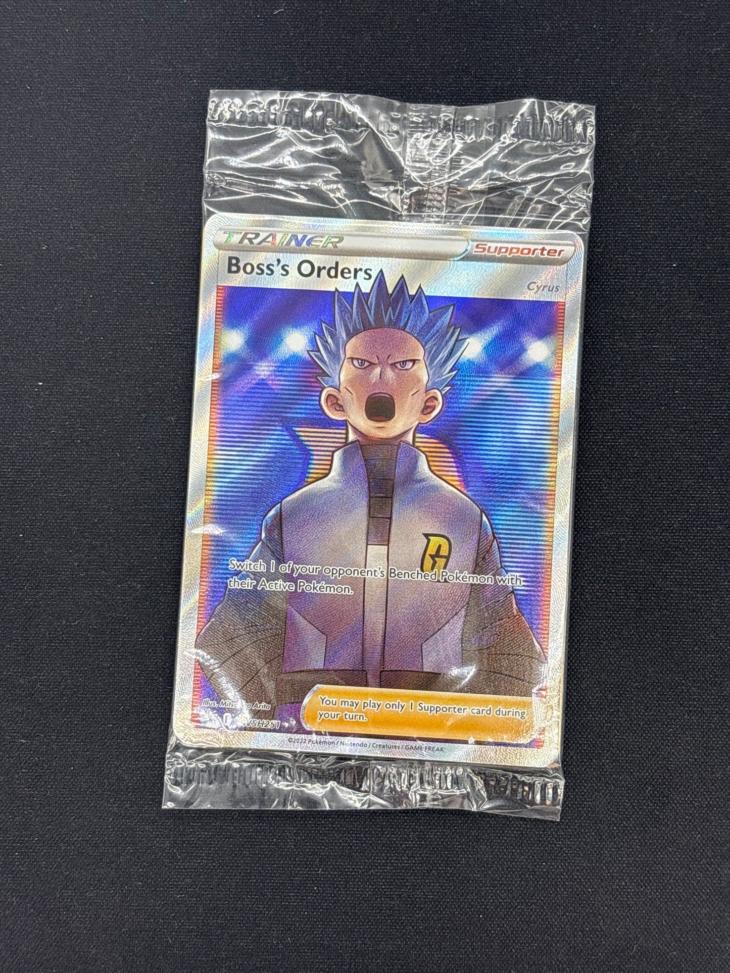 Auction Lot 38: Pokemon Card Boss's Orders Sealed Promo Conditions Vary