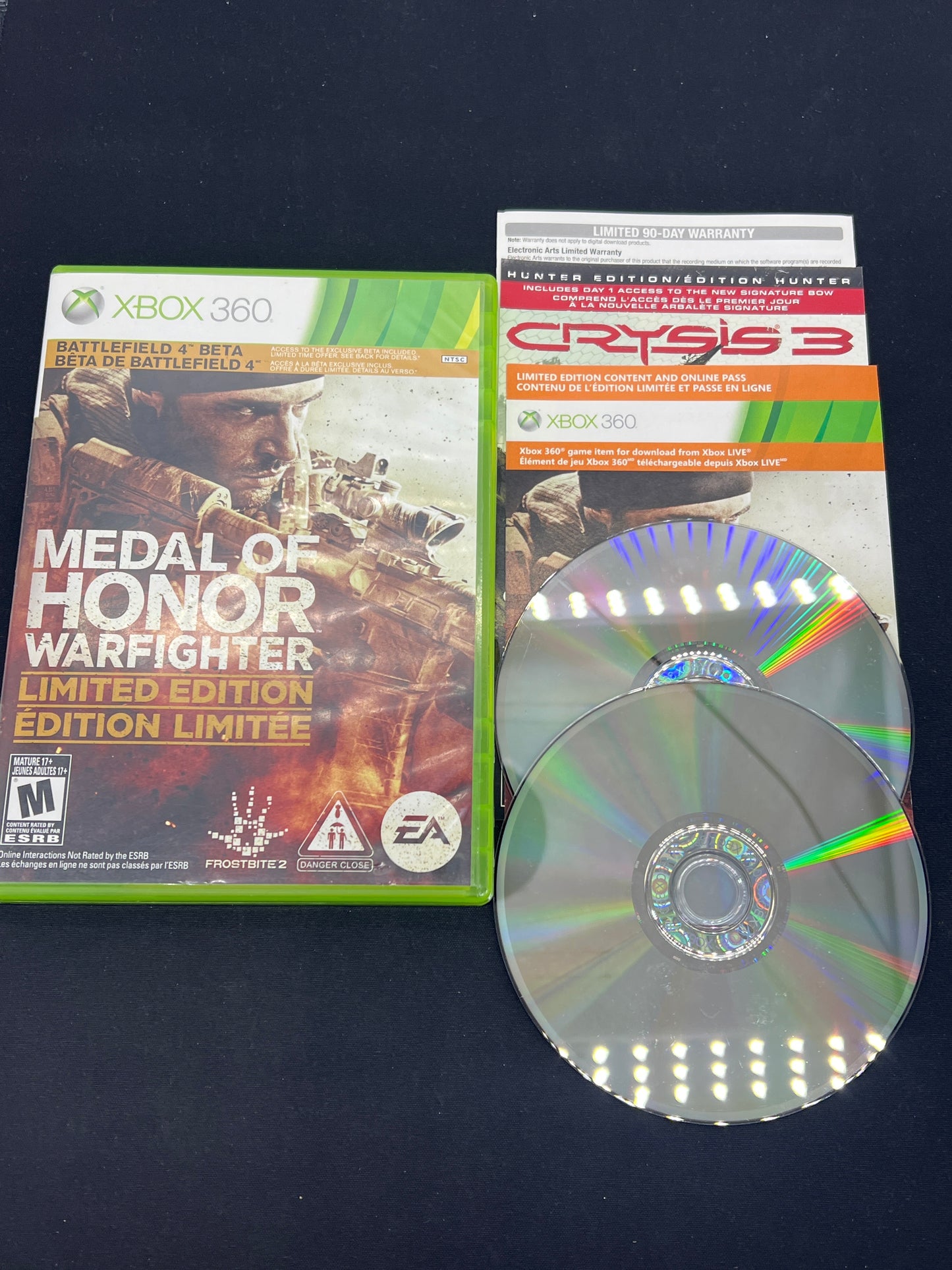 Auction Lot 177: XBOX 360 Video Game Medal of Honor Warfighter Limited Edition CIB