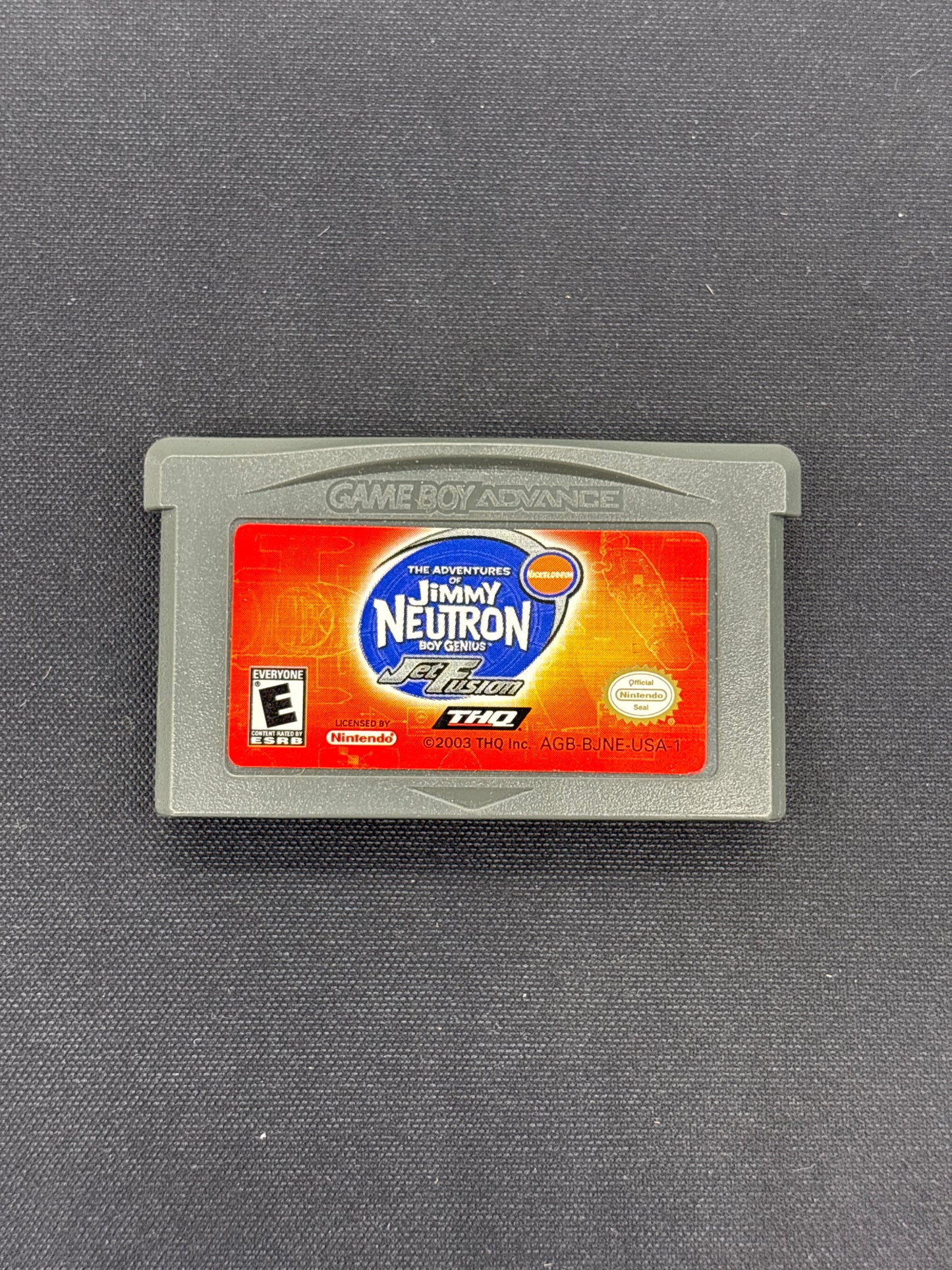 Auction Lot 166: Jimmy Neutron Jet Fusion Video Game Nintendo Gameboy Advance Loose