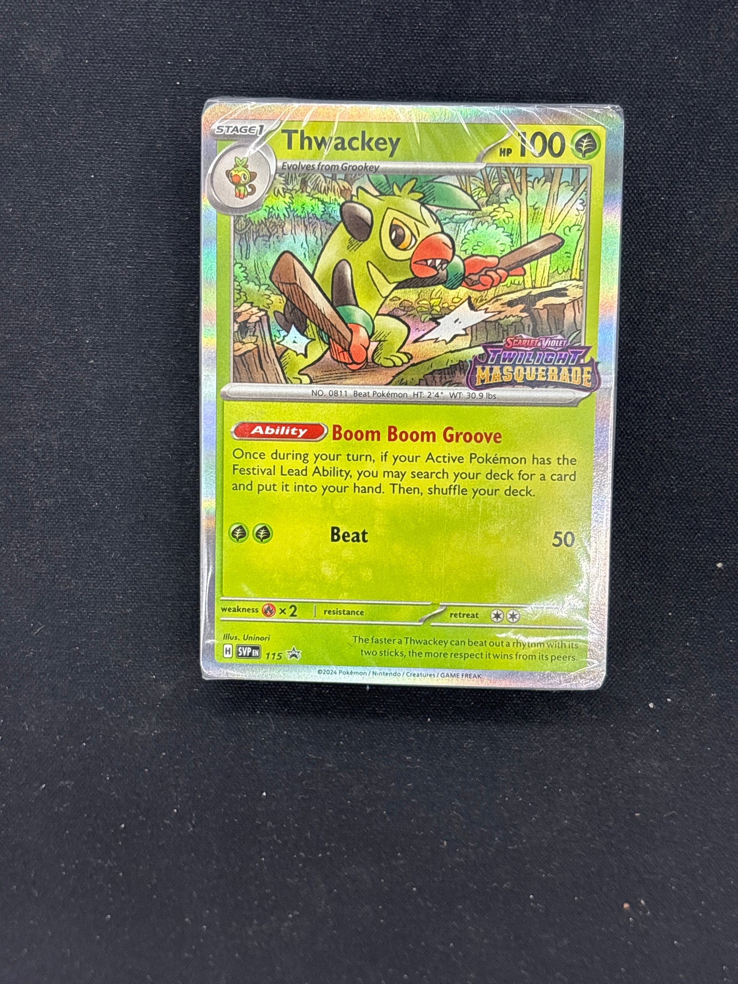Auction Lot 5: Pokemon Cards Thwackey Twilight Masquerade Build and Battle Deck Sealed