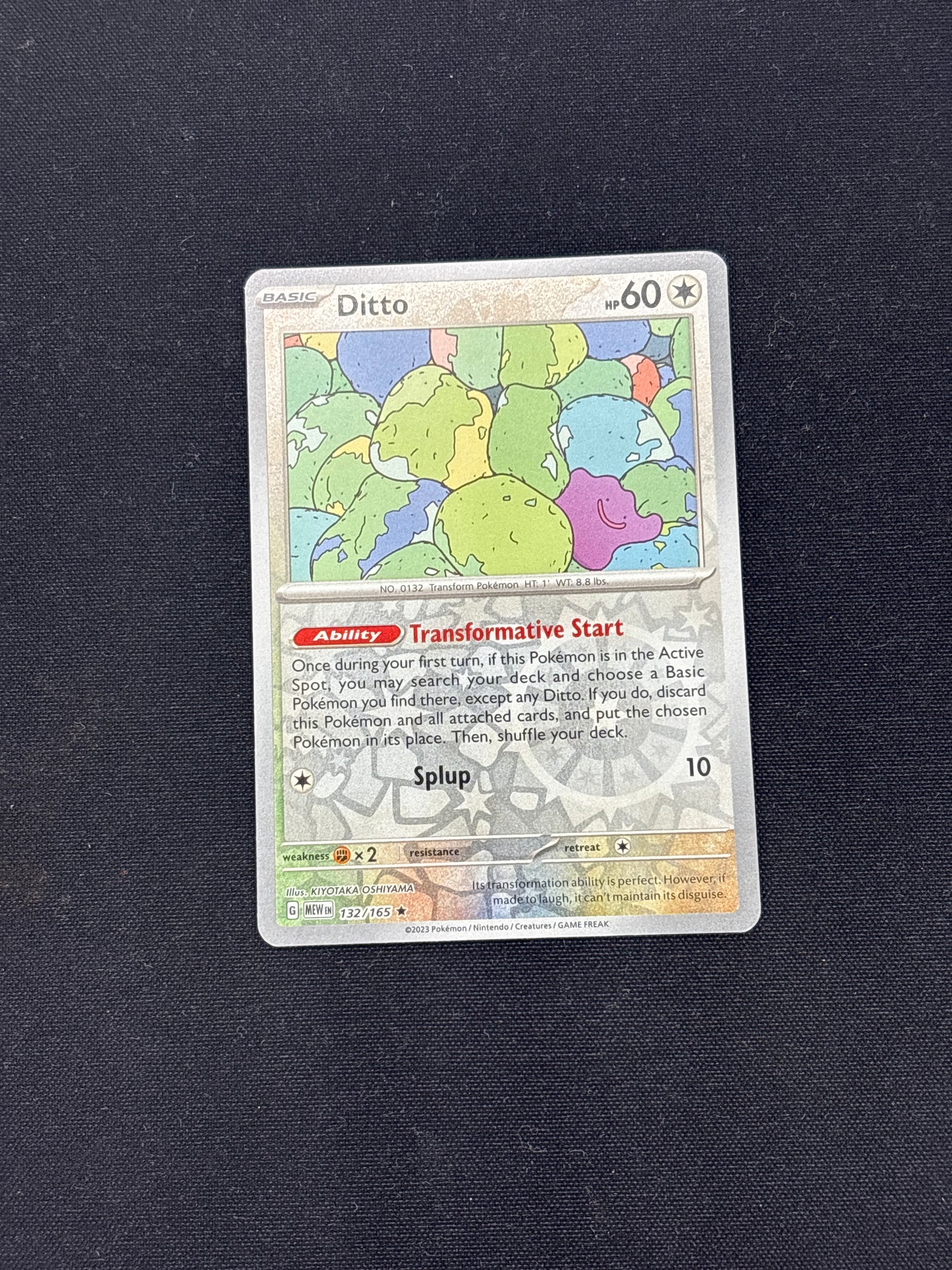 Auction Lot 164: Pokemon Cards Ditto Reverse Holo Conditions Vary
