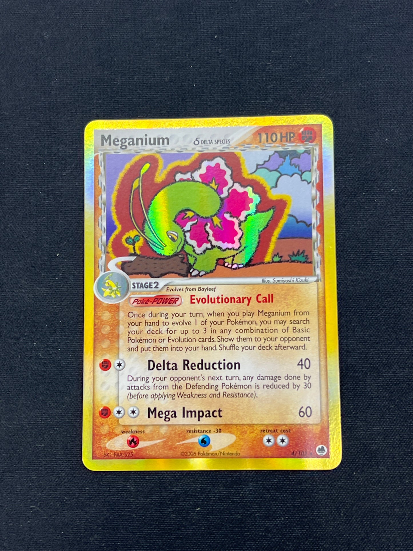 Auction Lot 234: Pokemon Cards Meganium Reverse Foil Delta Species Condition Vary