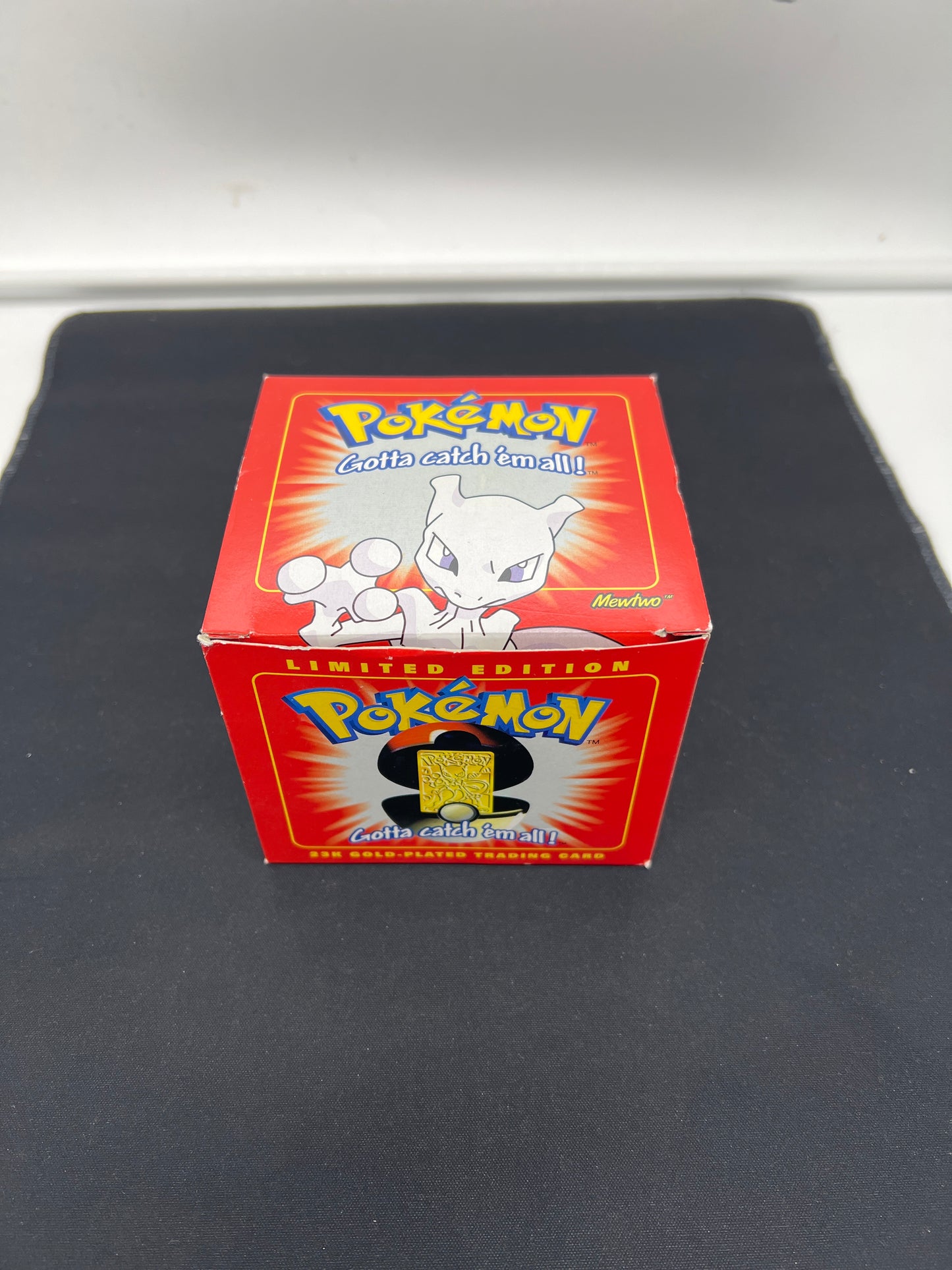 Auction Lot 6: Pokemon 23K Gold Plated Mewtwo With Box Sealed