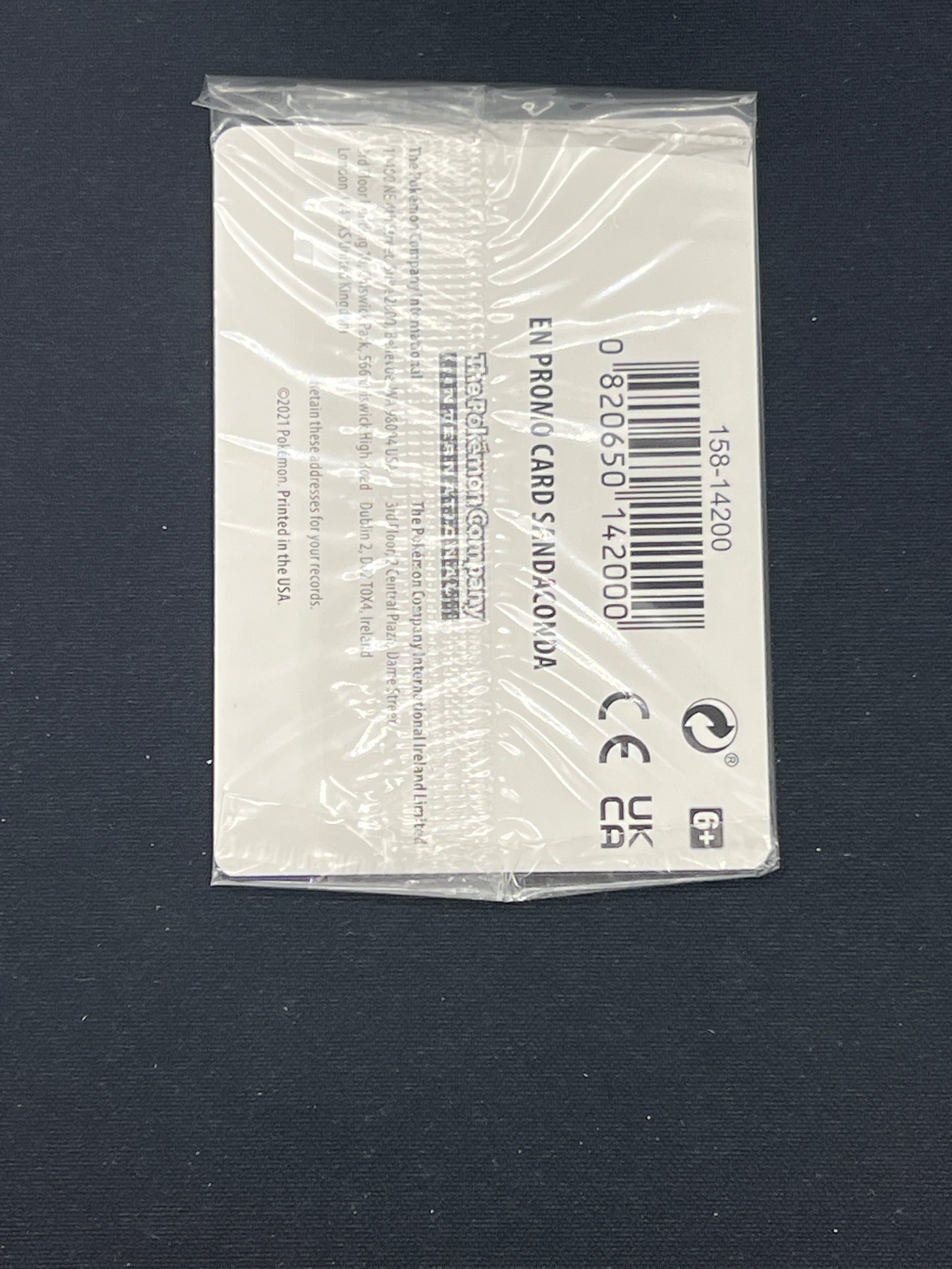 Auction Lot 131: Pokemon Cards Sandaconda EB Games Stamped Sealed Promo