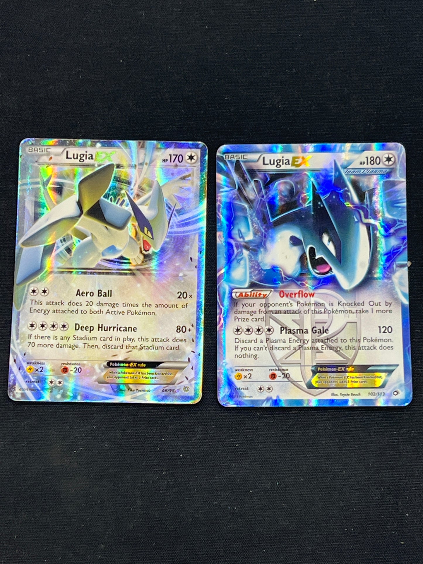 Auction Lot 397: Pokemon Cards Mid Era Lugia EX Lot Conditions Vary