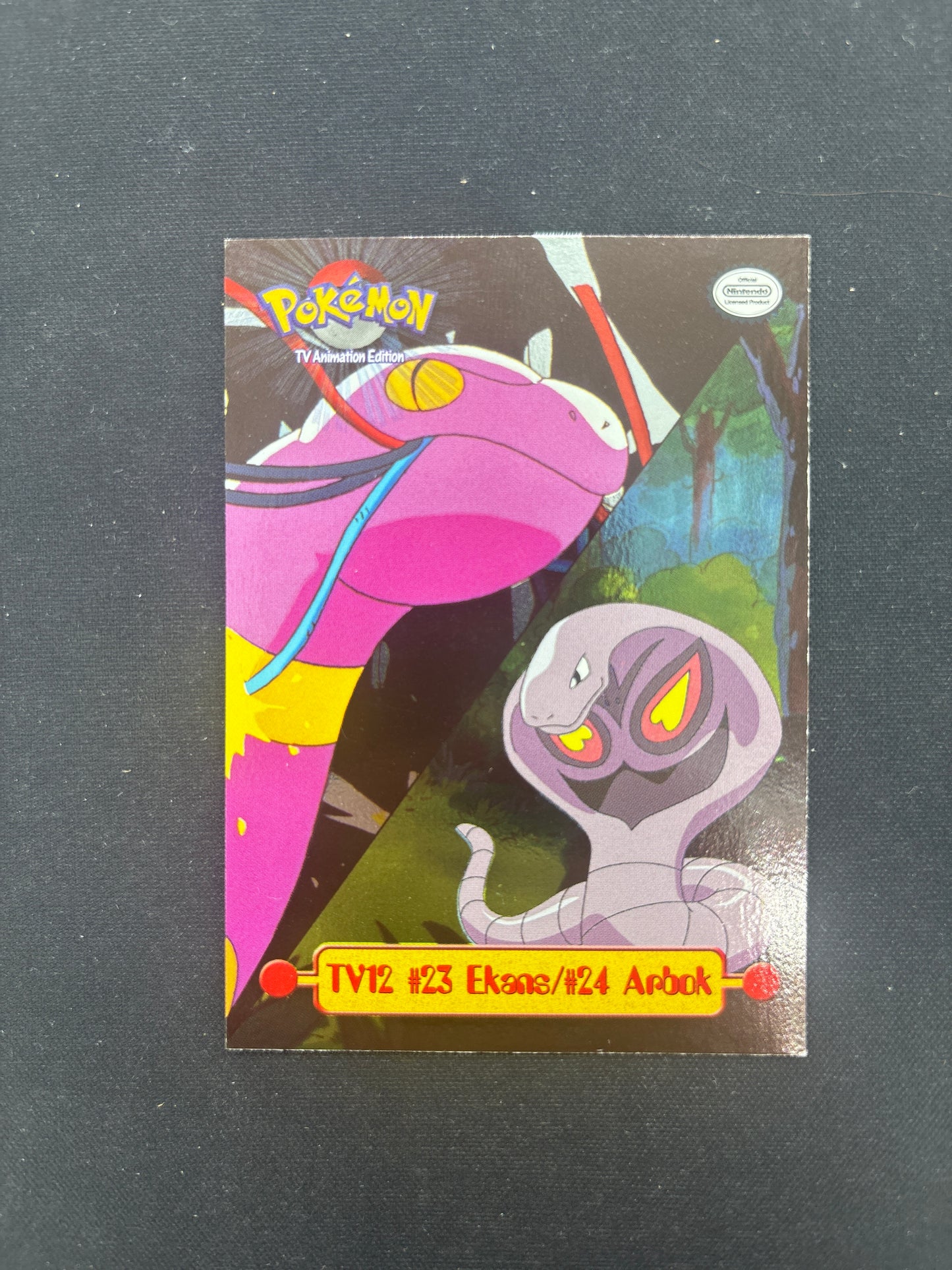 Auction Lot 77: Pokemon Card Ekans/Arbok Tv12 Topps Conditions Vary