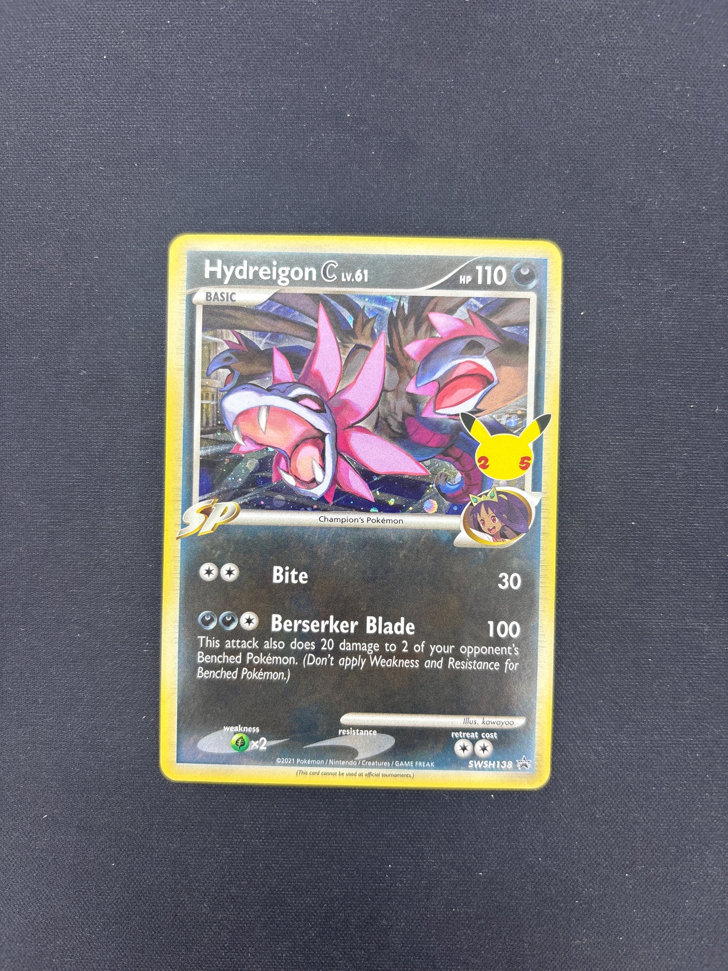 Auction Lot 127: Pokemon Card Hydreigon C Celebrations Stamped Promo Conditions Vary