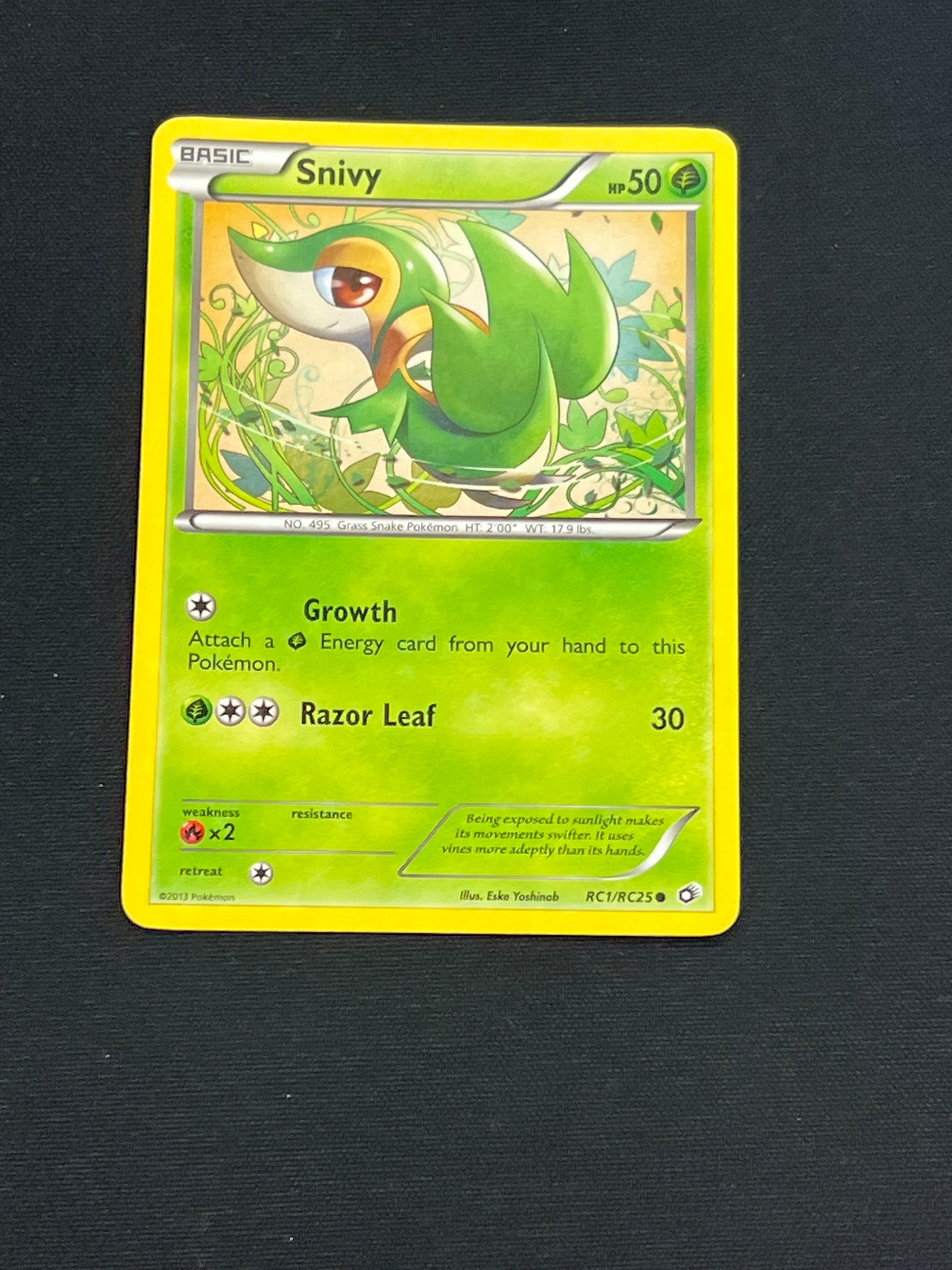 Auction Lot 142: Pokemon Cards Snivy RC1 Condition Vary