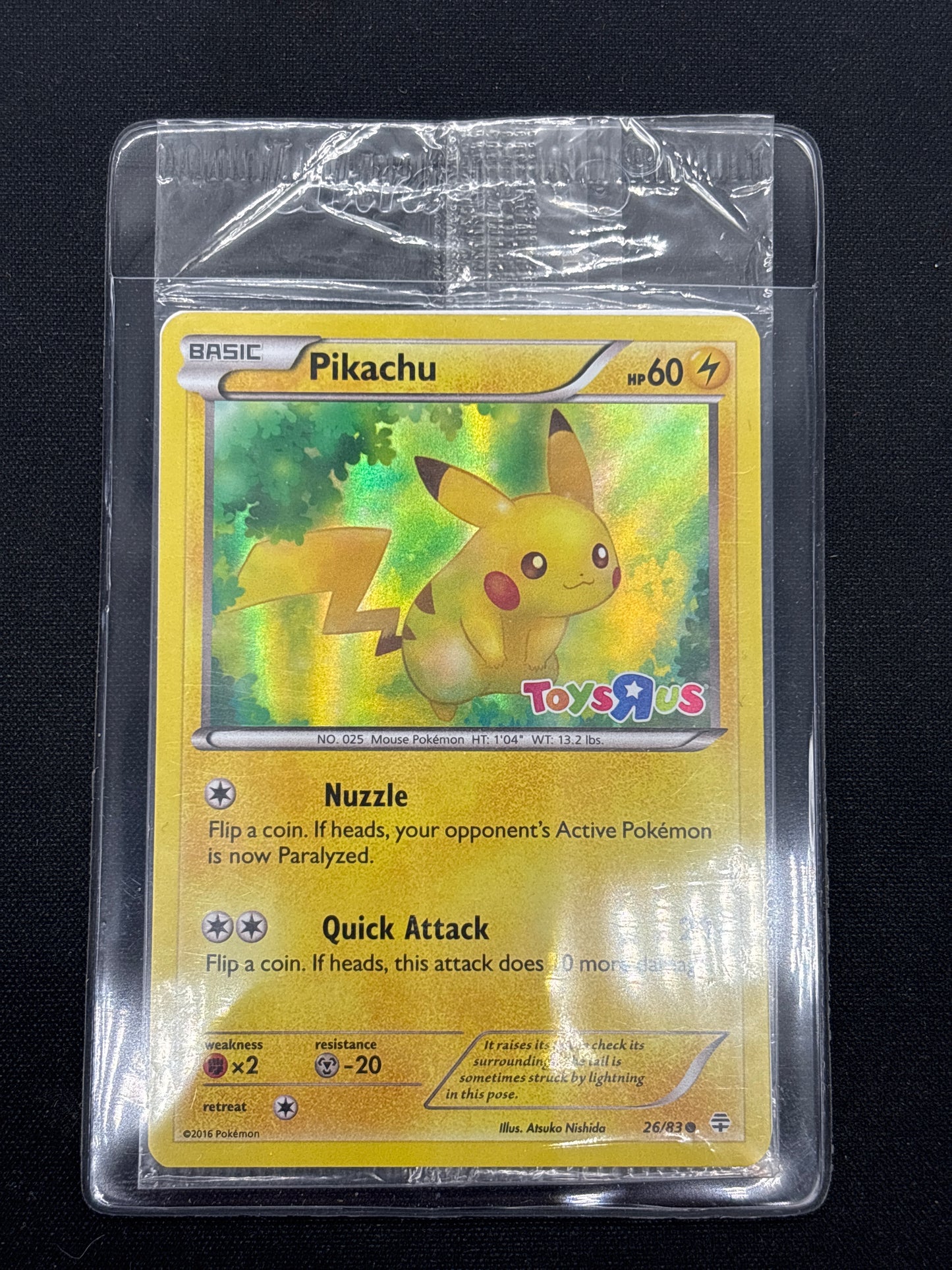 Auction Lot 7: Pikachu Toys R Us Promo Card Sealed