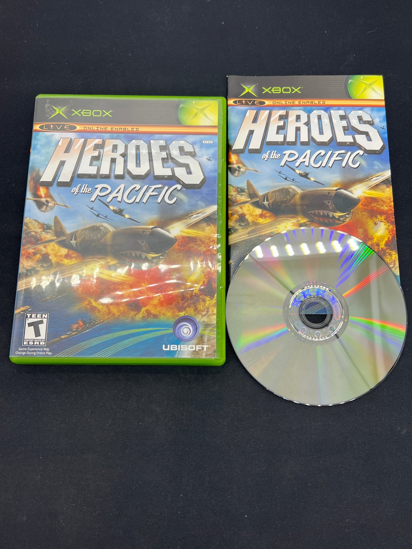 Auction Lot 115: XBOX Video Game Heroes of the Pacific CIB