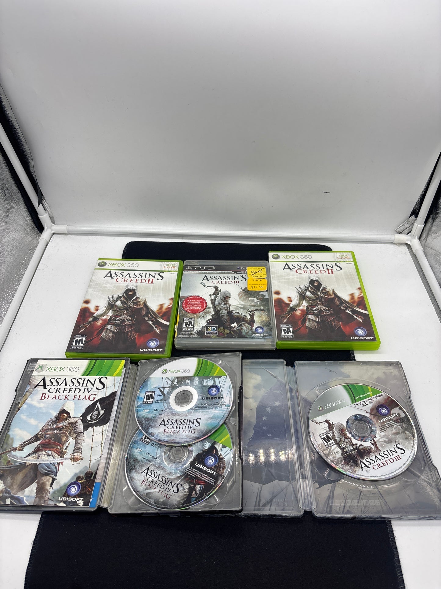Auction Lot 170: XBOX 360 PlayStation 3 Video Game Assassin's Creed Lot of 5