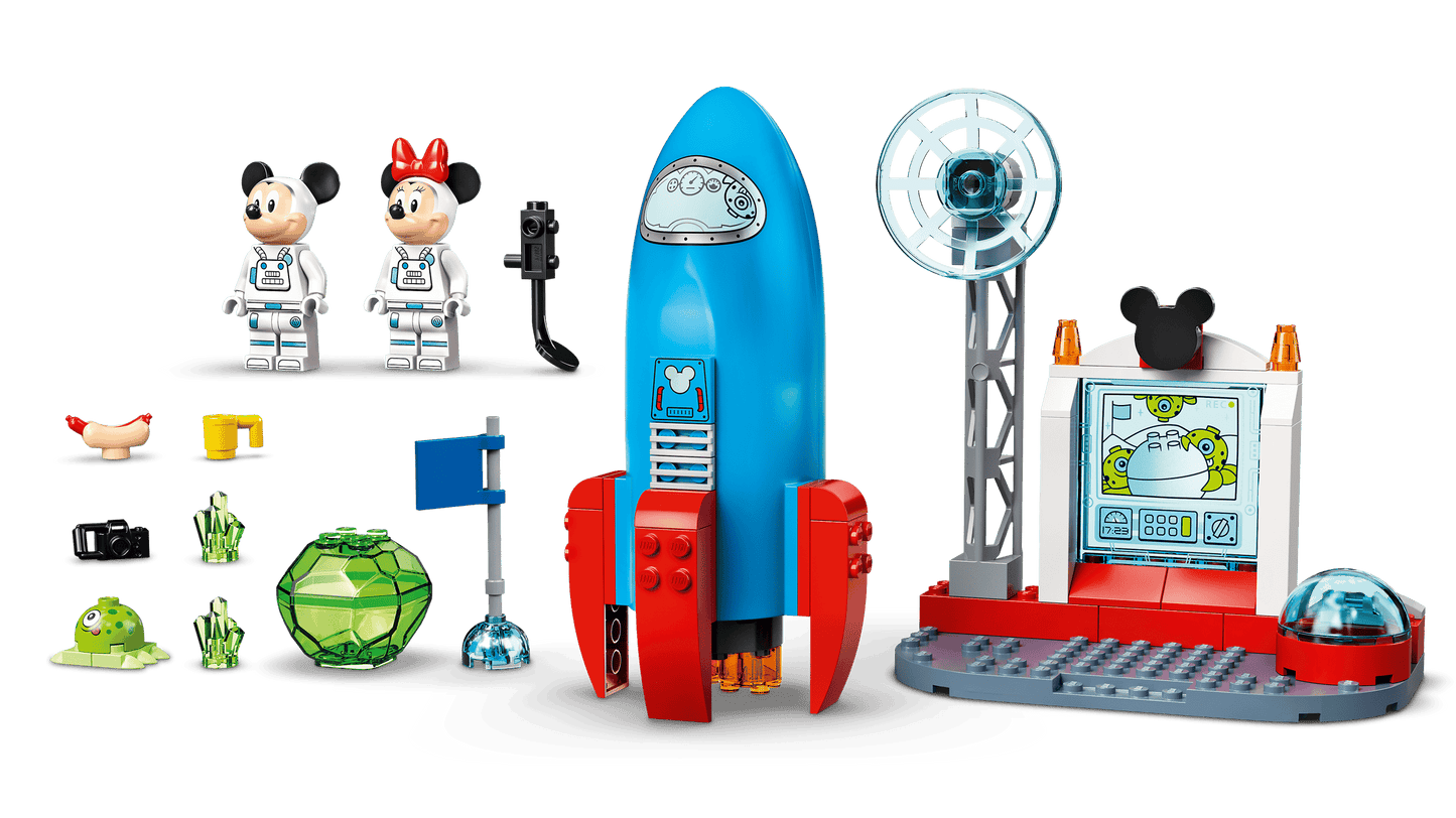 10774 Mickey Mouse & Minnie Mouse & Space Rocket
