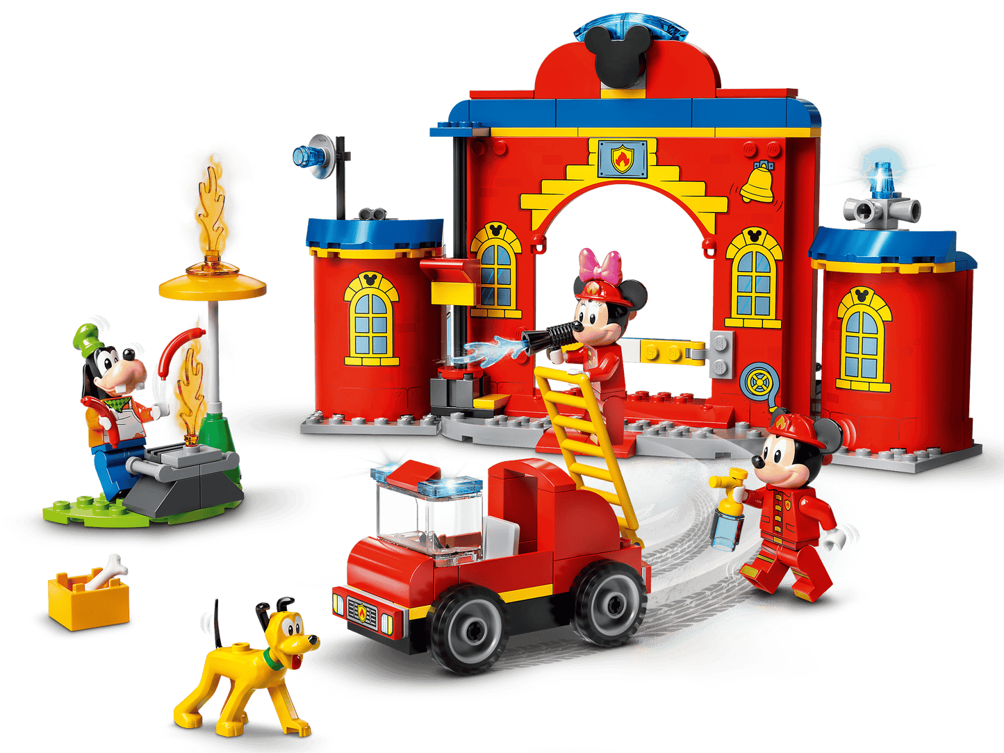 10776 Mickey & Friends Fire Truck & Station