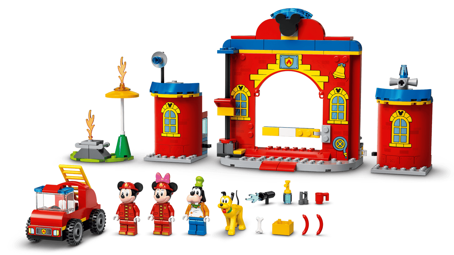 10776 Mickey & Friends Fire Truck & Station
