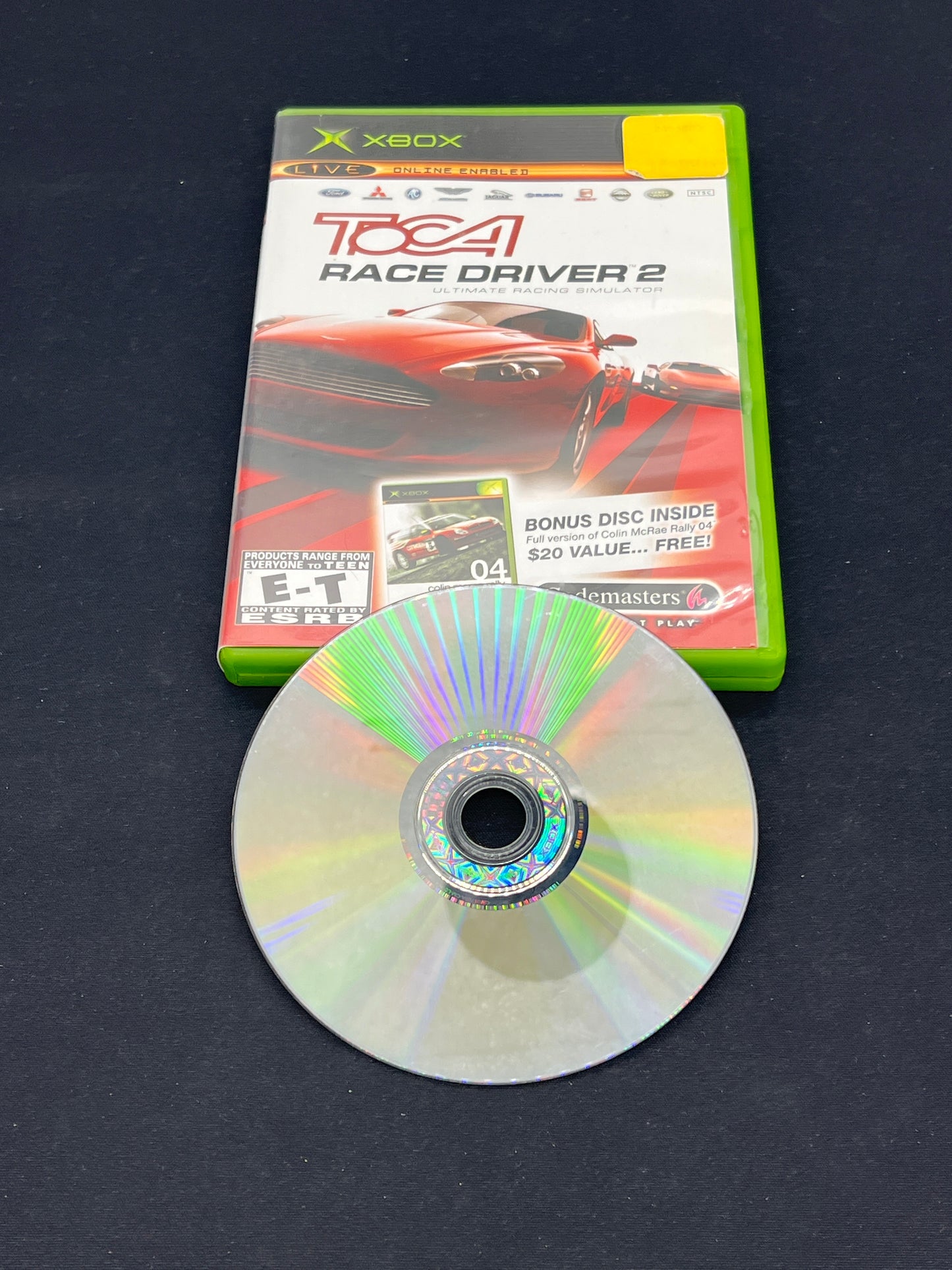 Auction Lot 128: XBOX Video Game TOCA Race Driver 2