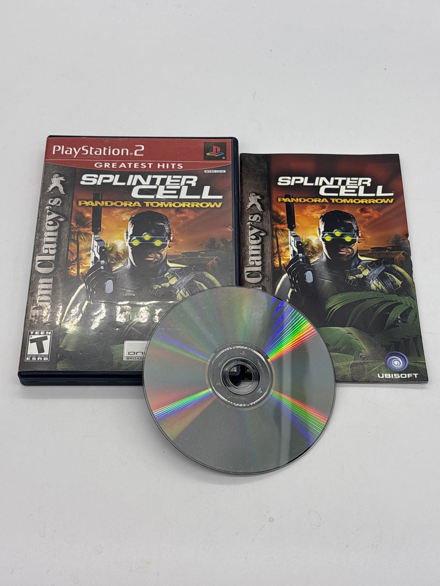 Auction Lot 97: Tom Clancy Splinter Cell Pandora Tomorrow Video Game  Playstation 2 CIB